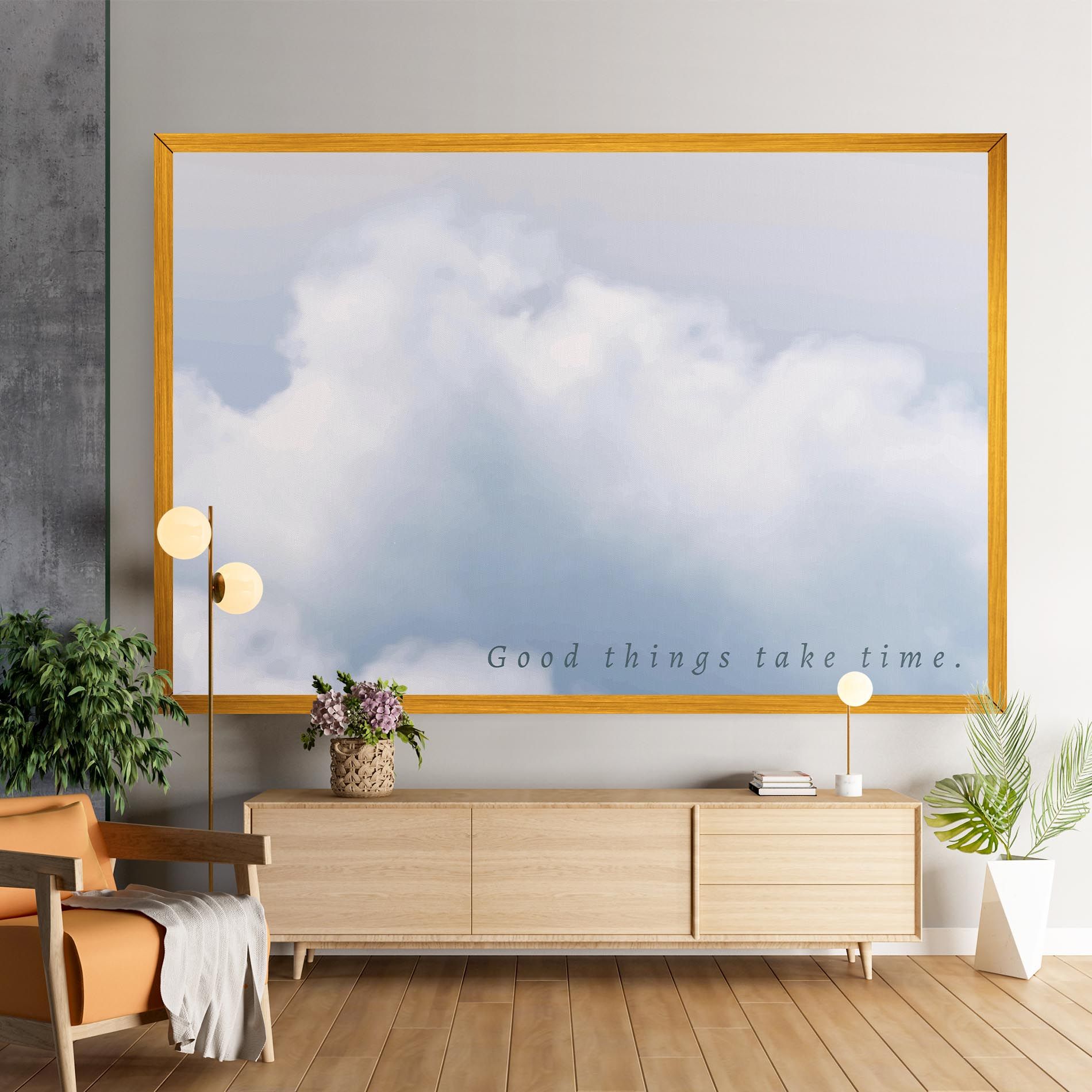 Clouds Text White mockup 9
