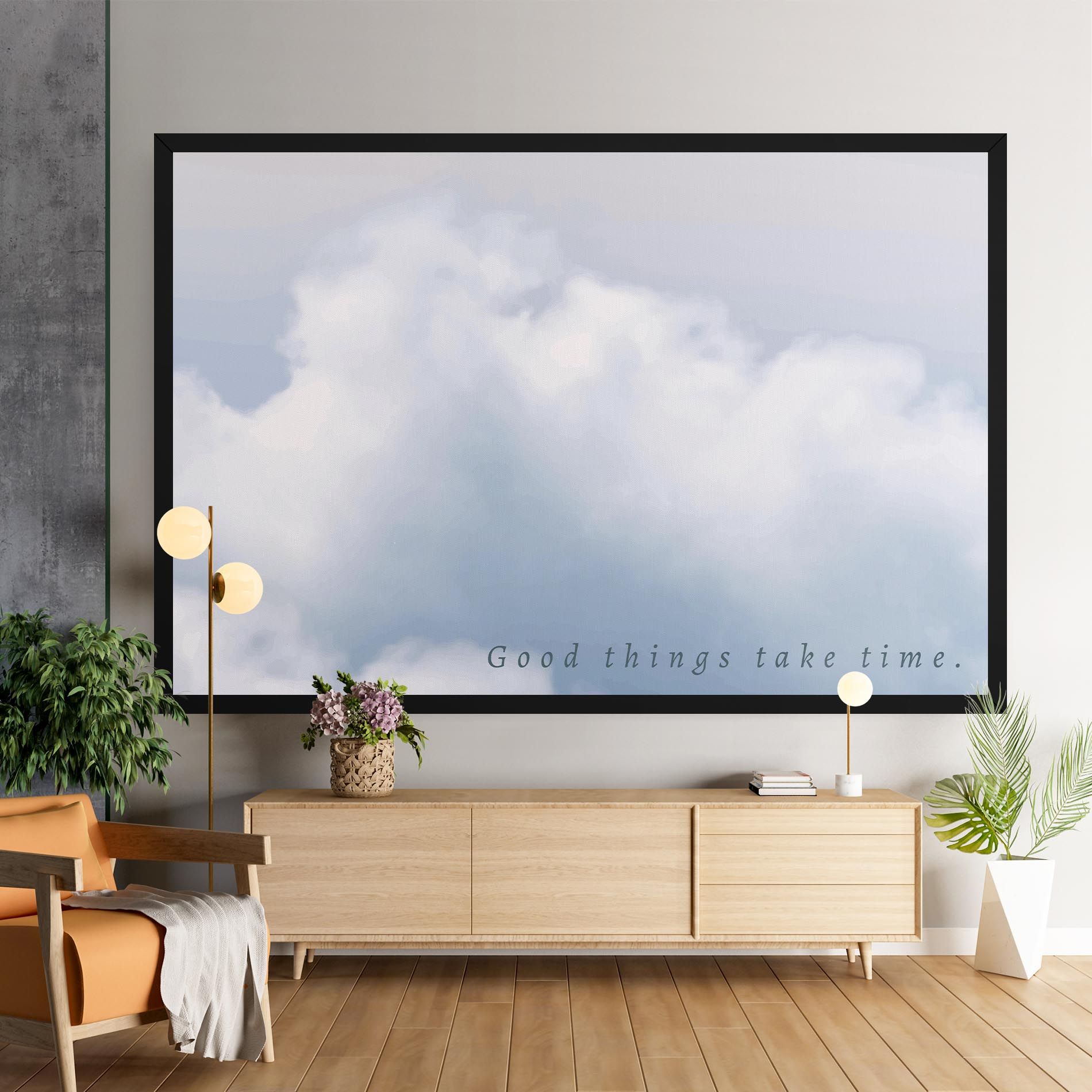 Clouds Text White mockup 9