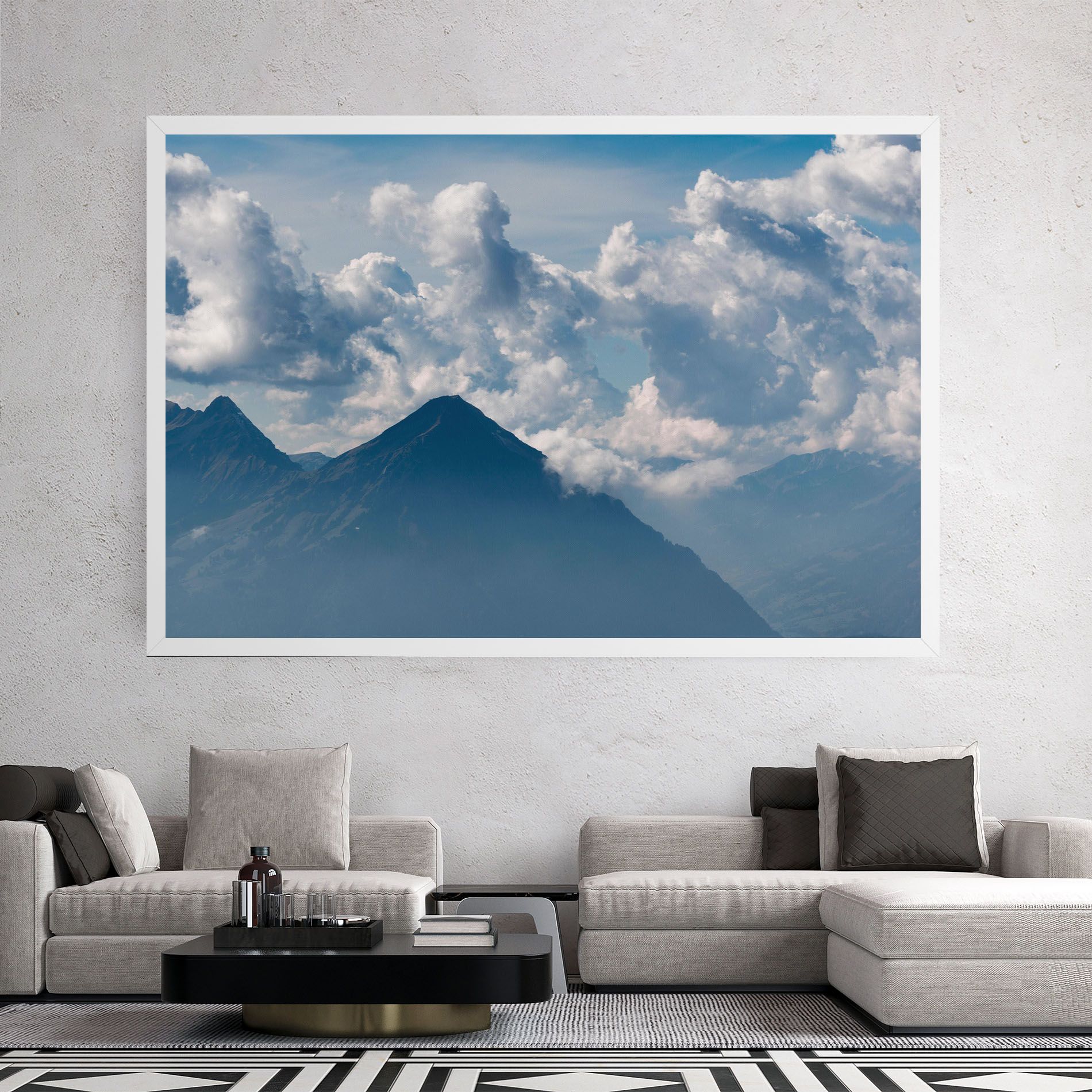 Cloudy View Mountain mockup 2