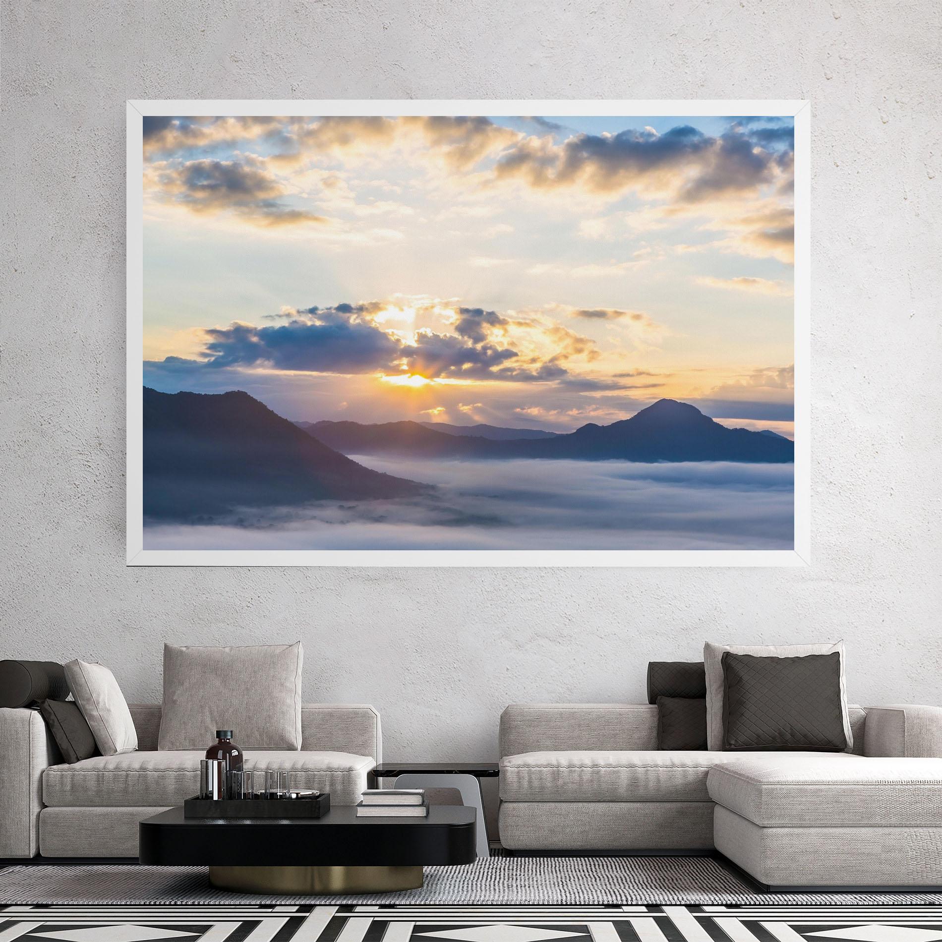 Картина на платно Fantastic Clouds mockup 2