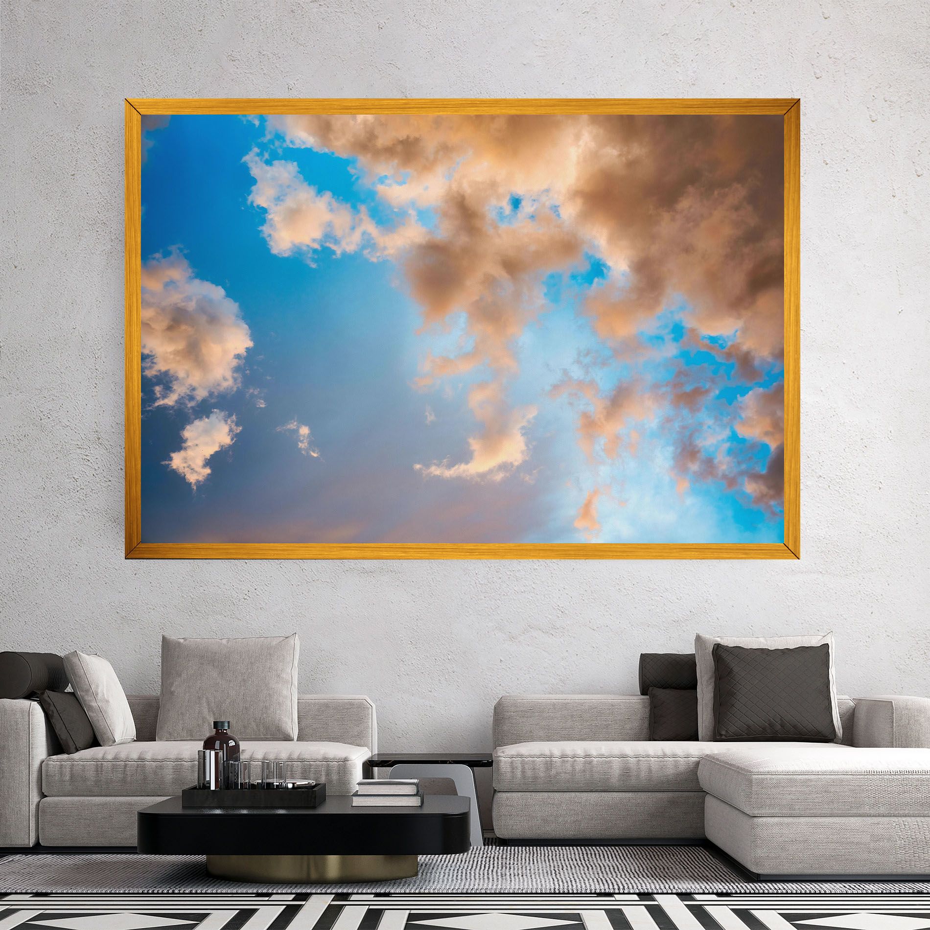 Clouds Blue Sky mockup 2