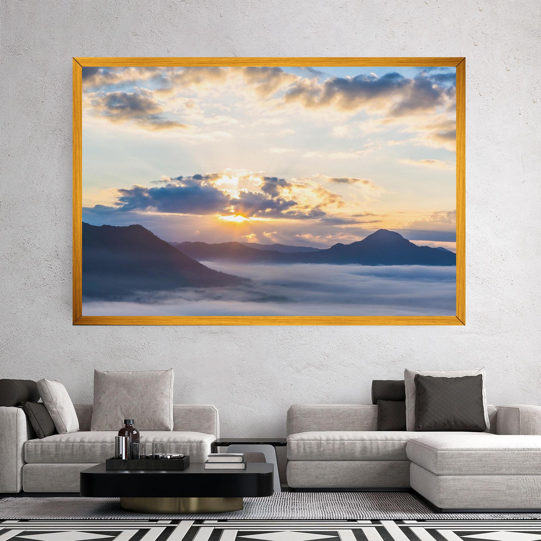 Картина на платно Fantastic Clouds mockup 2