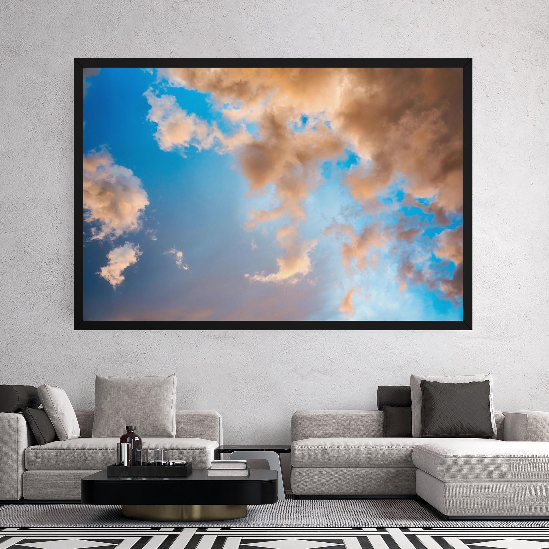 Clouds Blue Sky mockup 2