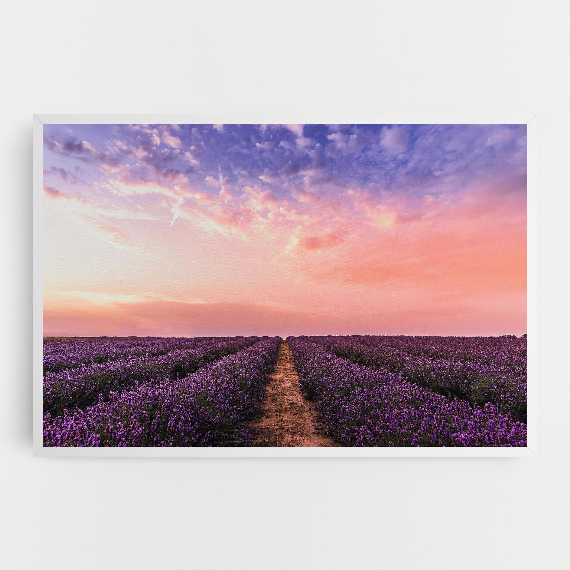 Картина на платно Lavender Field mockup 0