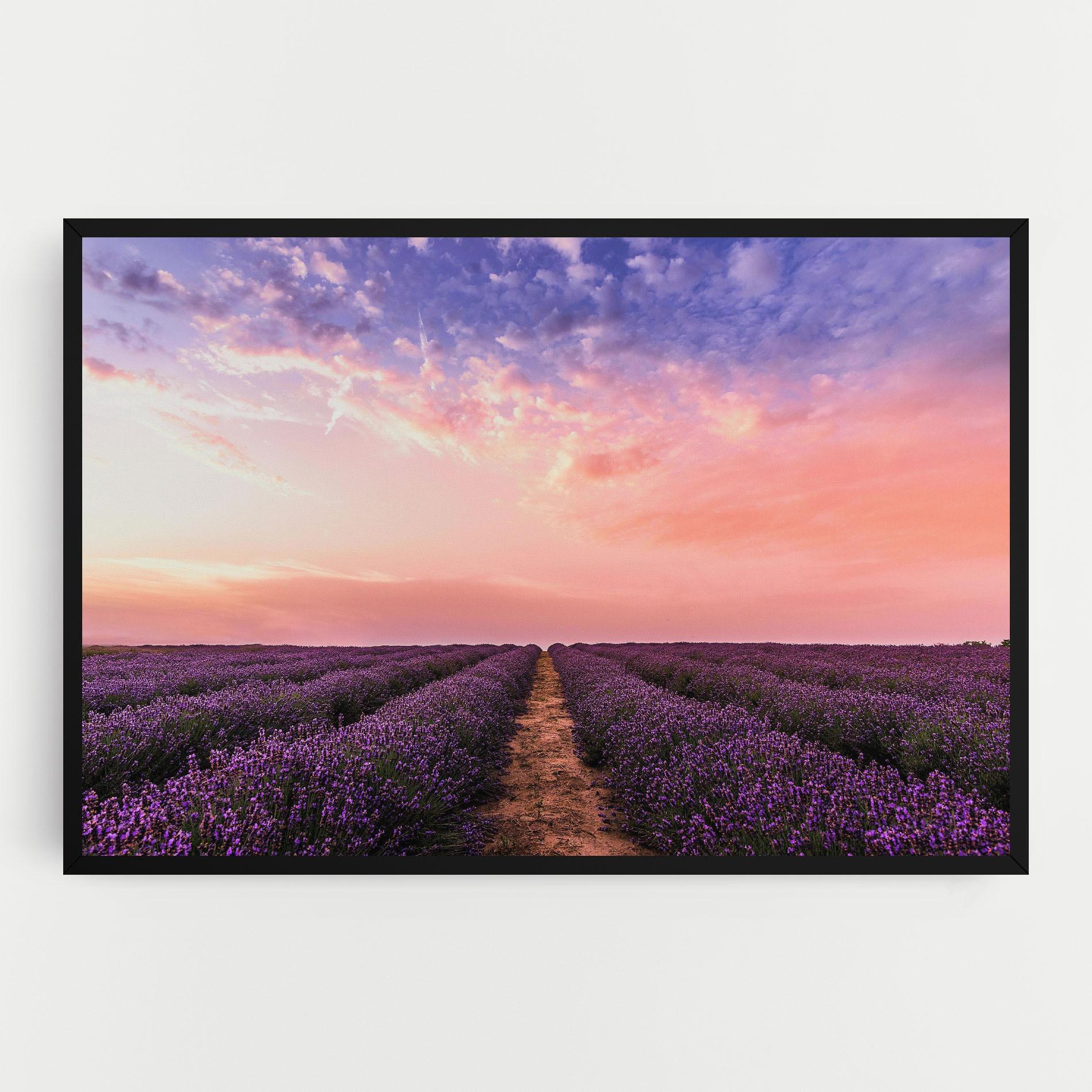 Картина на платно Lavender Field mockup 0
