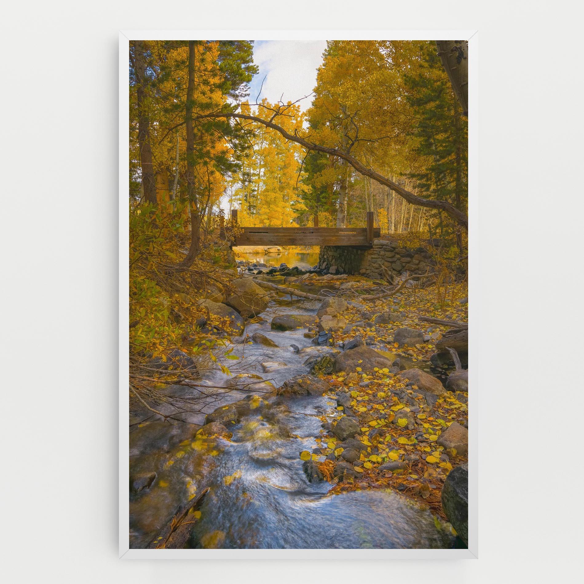 Картина на платно Yellow View Forest mockup 0