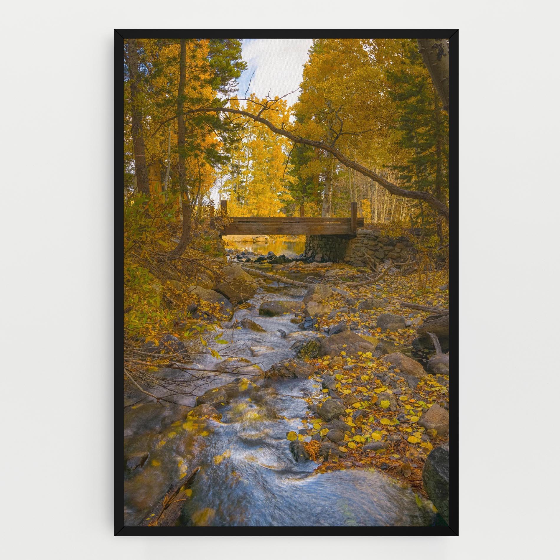 Картина на платно Yellow View Forest mockup 0