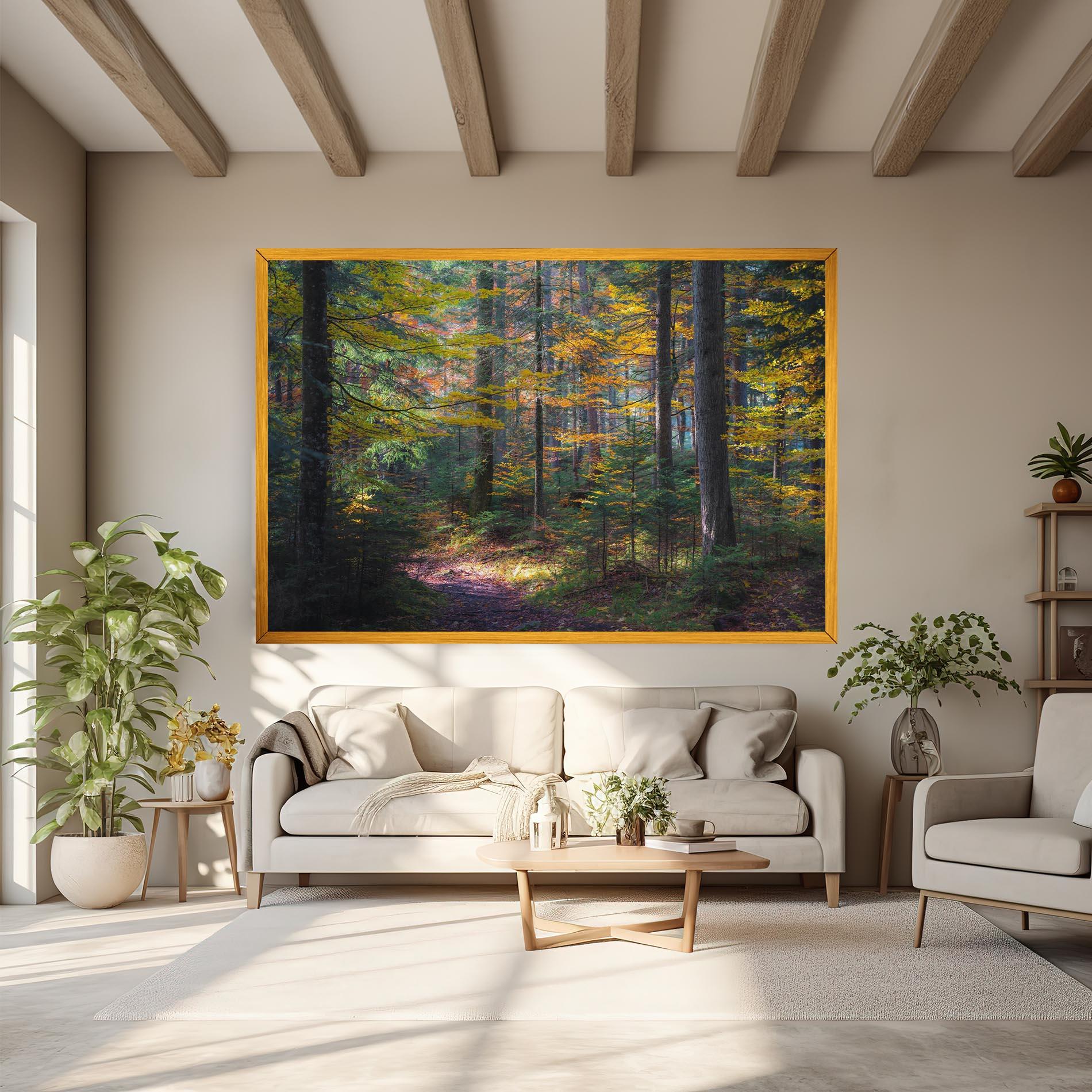 Картина на платно Dreamy Path Dorest mockup 6