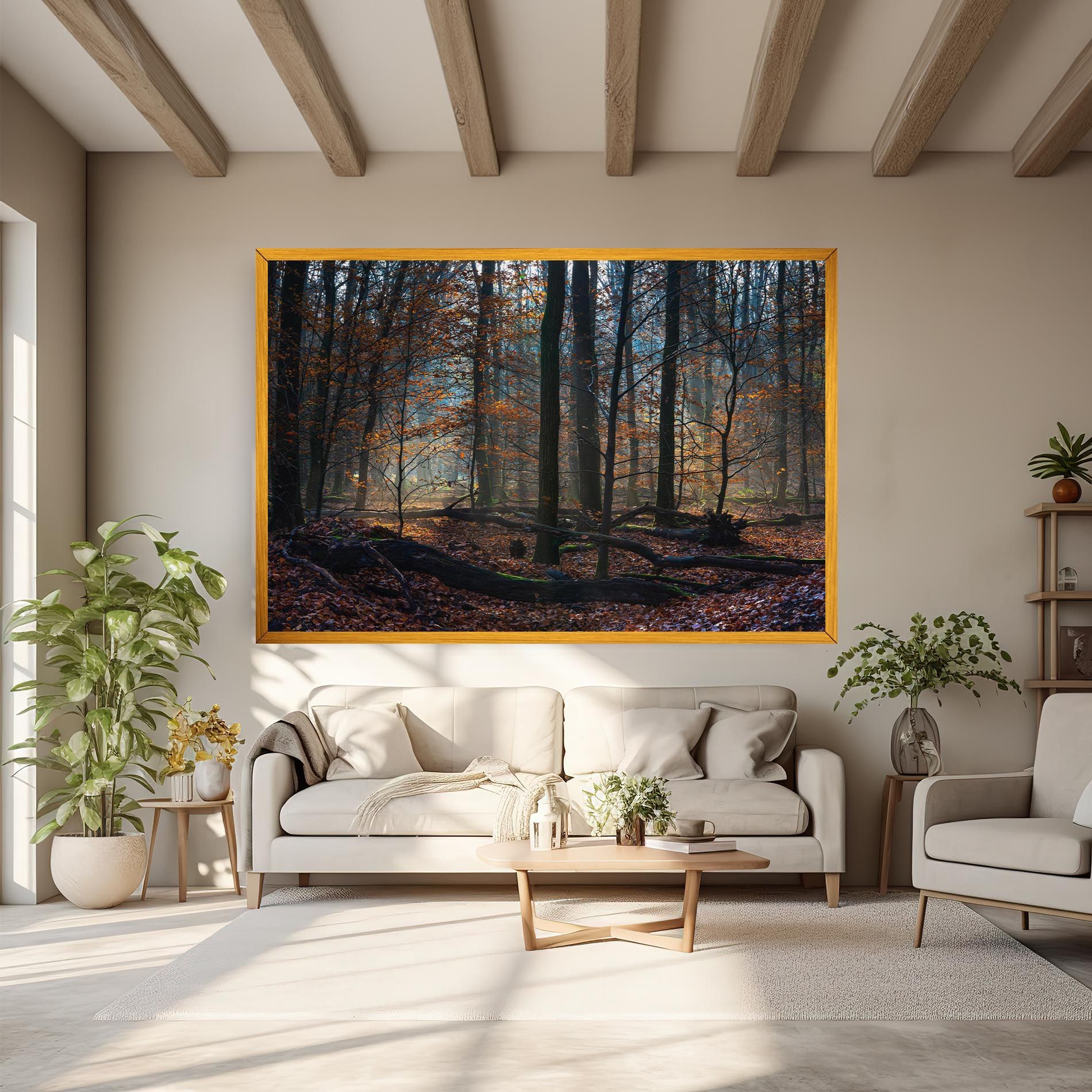 Forest Autumn Day mockup 6