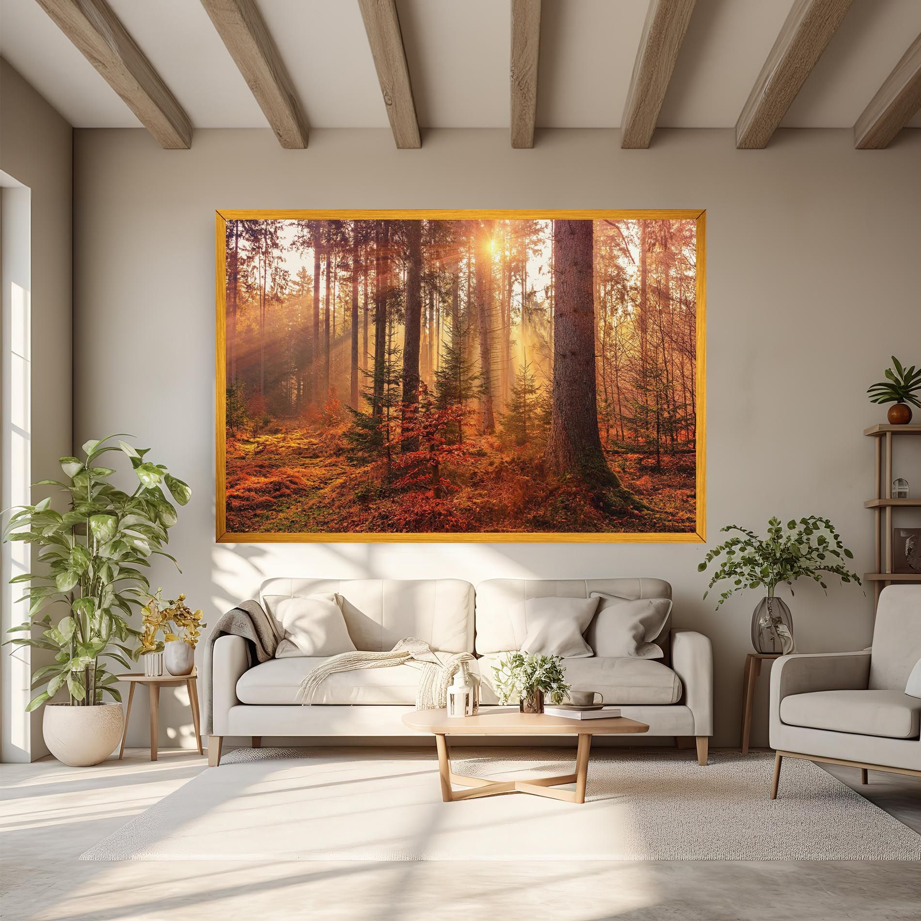 Orange Light Forest mockup 6