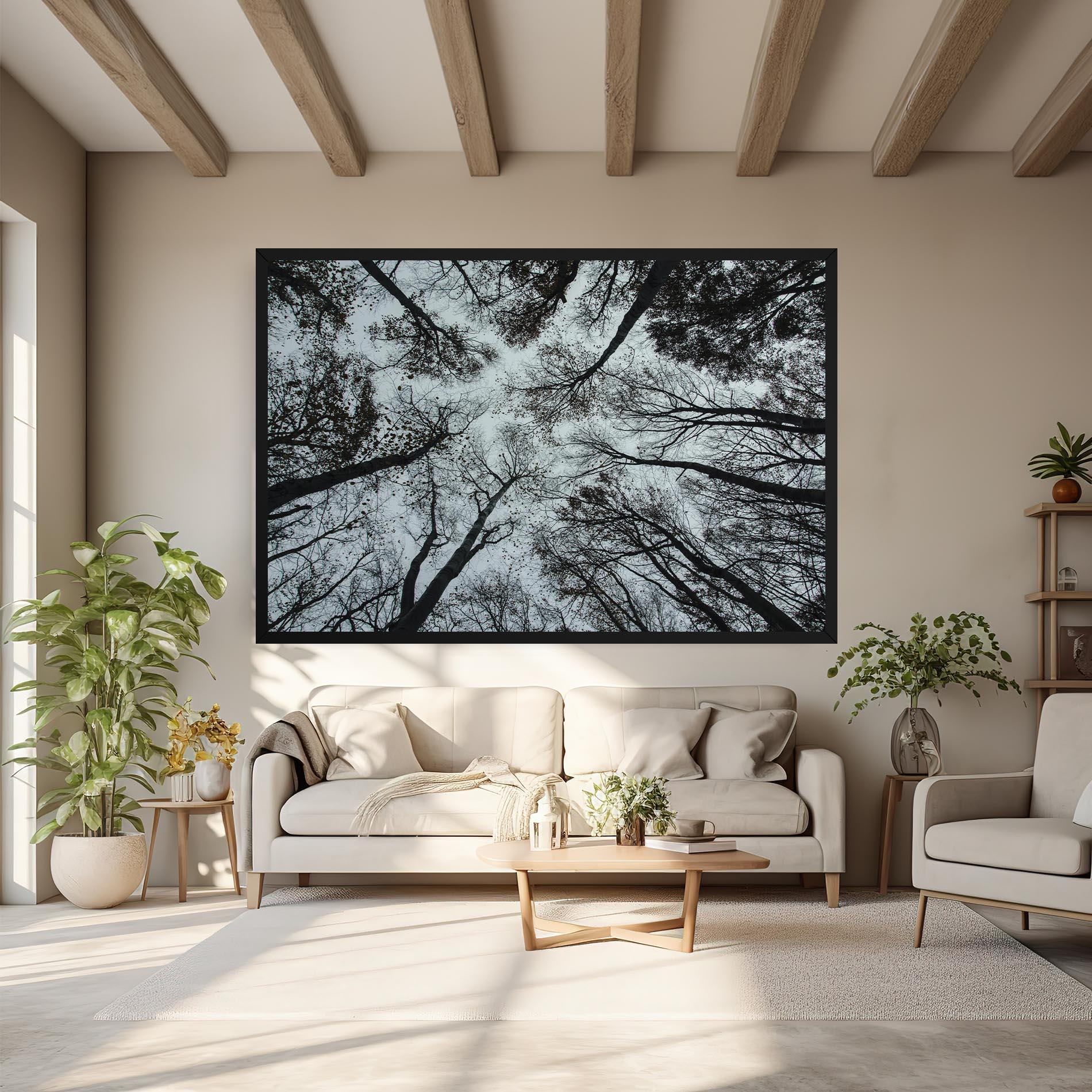 Картина на платно Trees Touching mockup 6