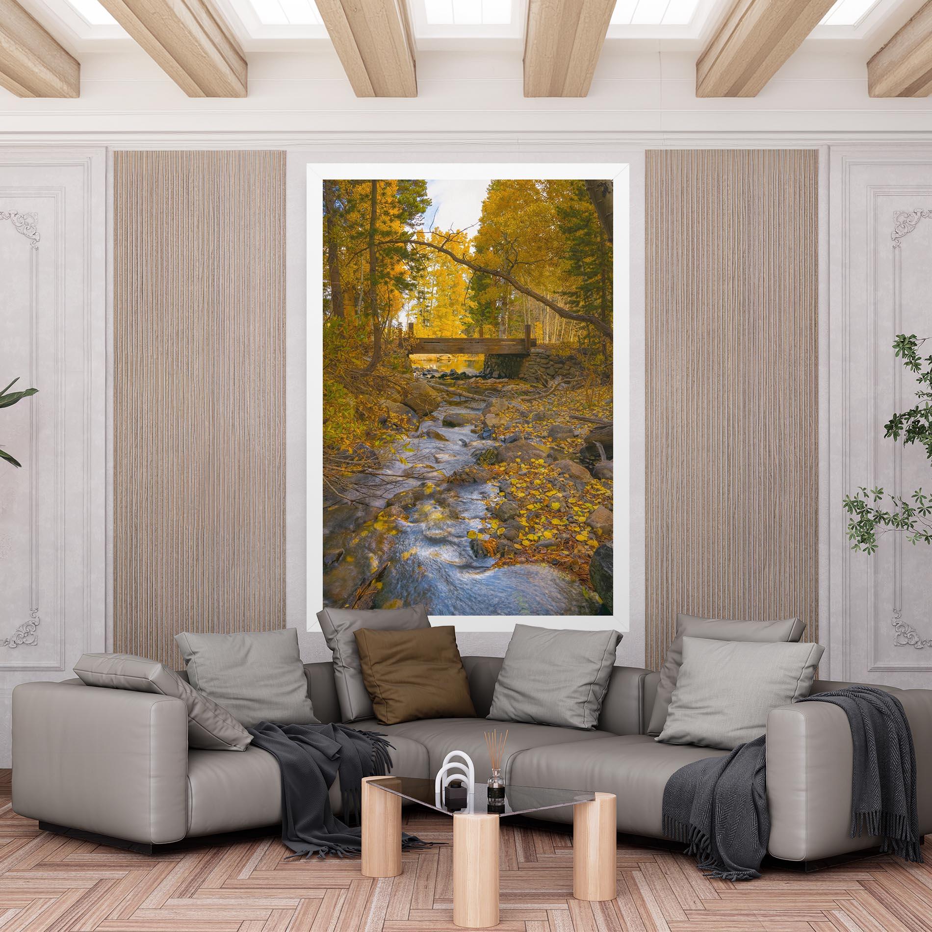 Картина на платно Yellow View Forest mockup 6