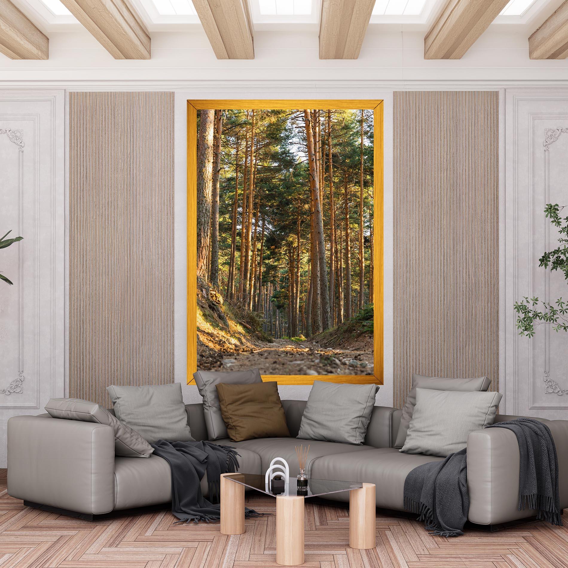 Картина на платно Big Trees Forest mockup 6