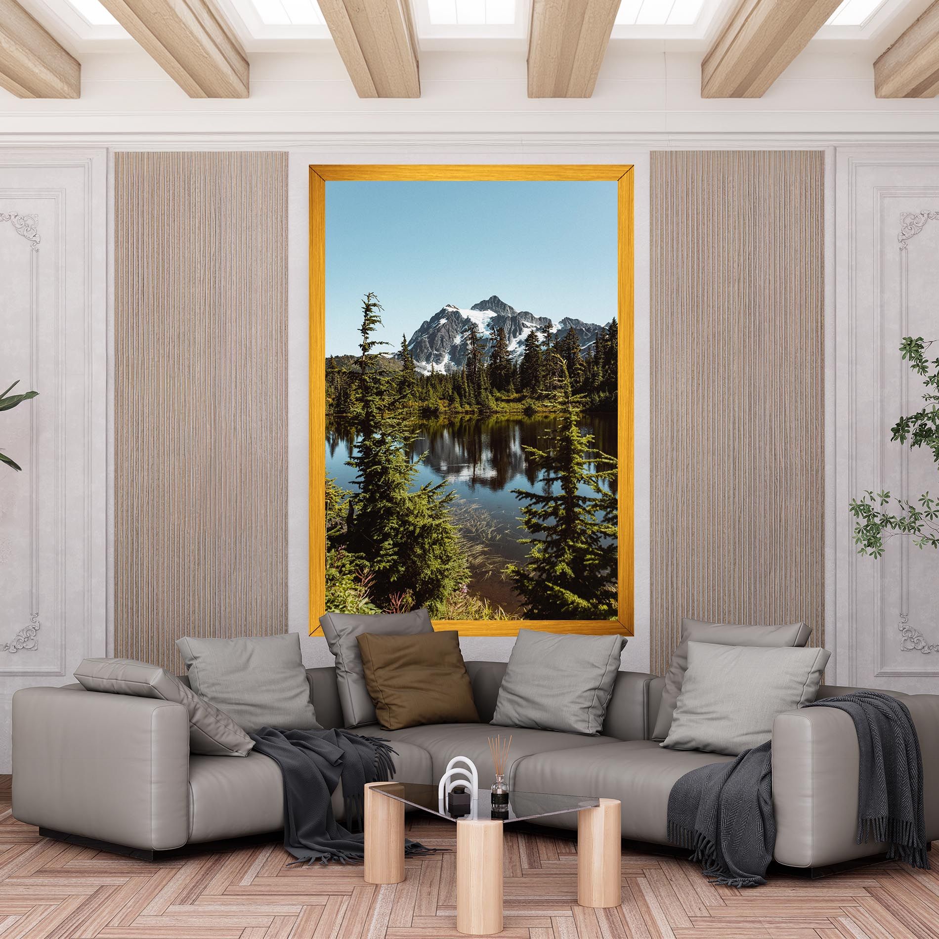 Forest Snow Mountain mockup 6