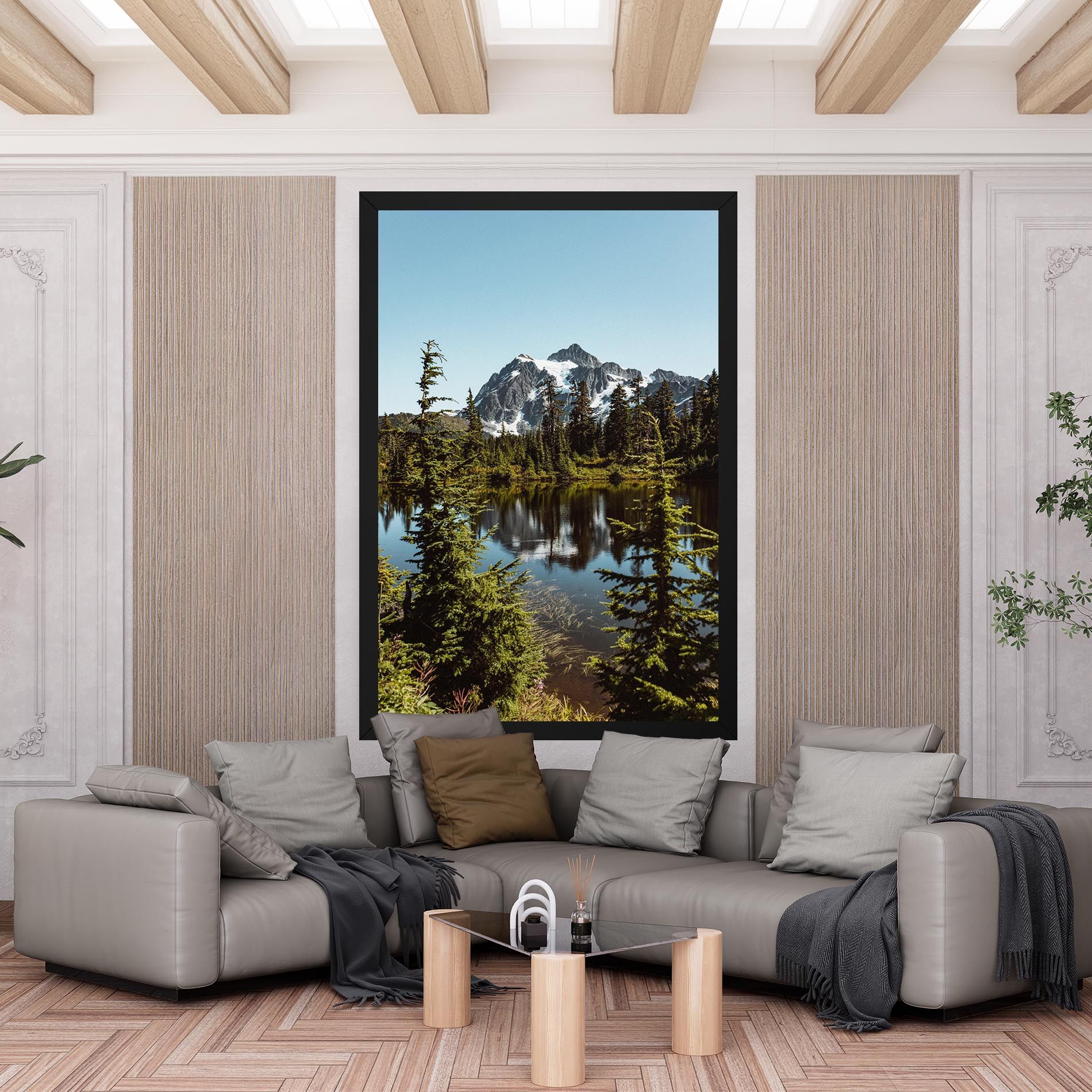 Forest Snow Mountain mockup 6