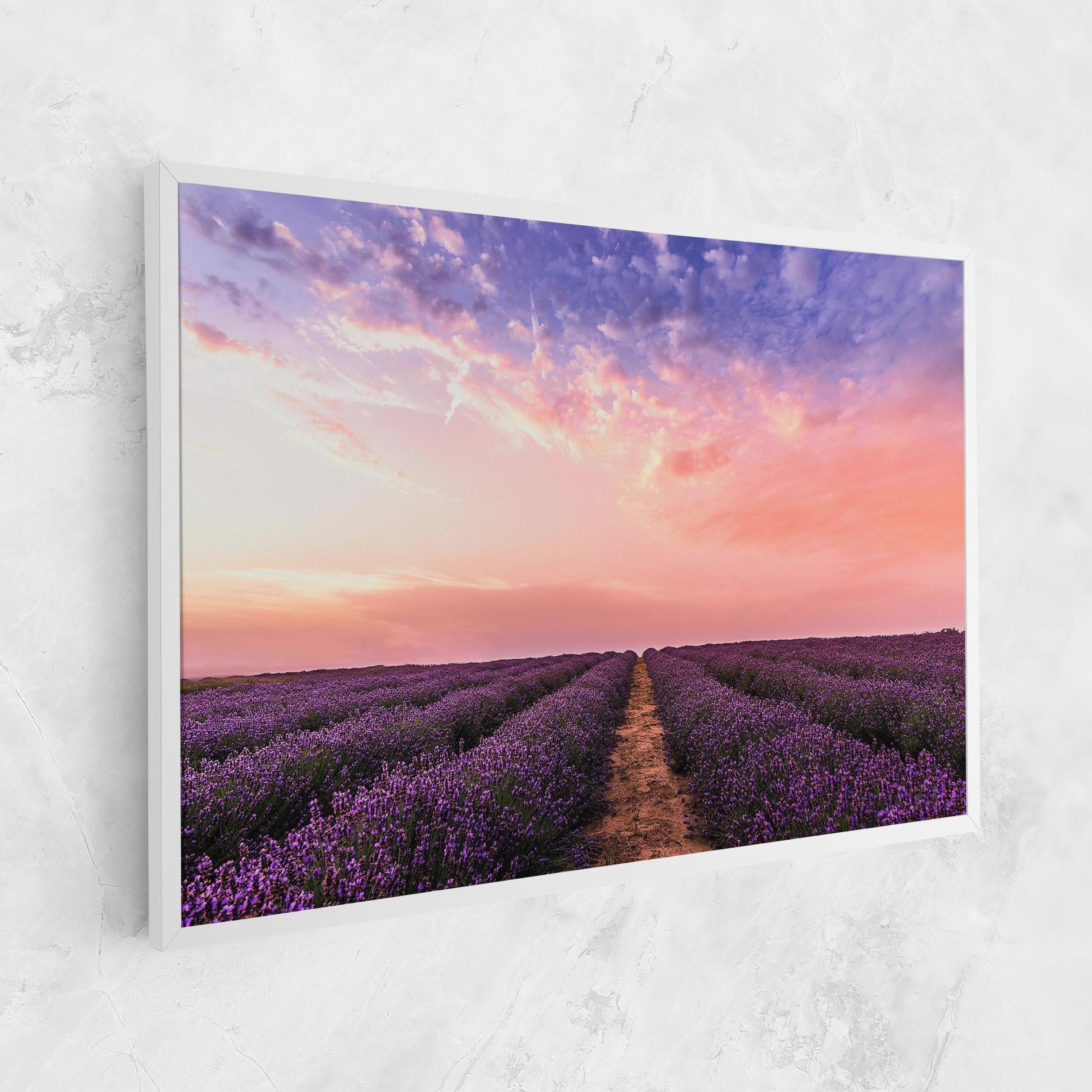 Картина на платно Lavender Field mockup 1