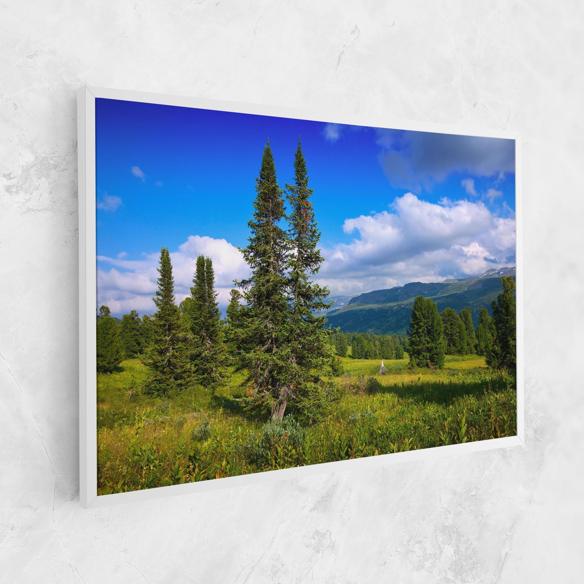 Картина на платно Morning Sunny Field mockup 1