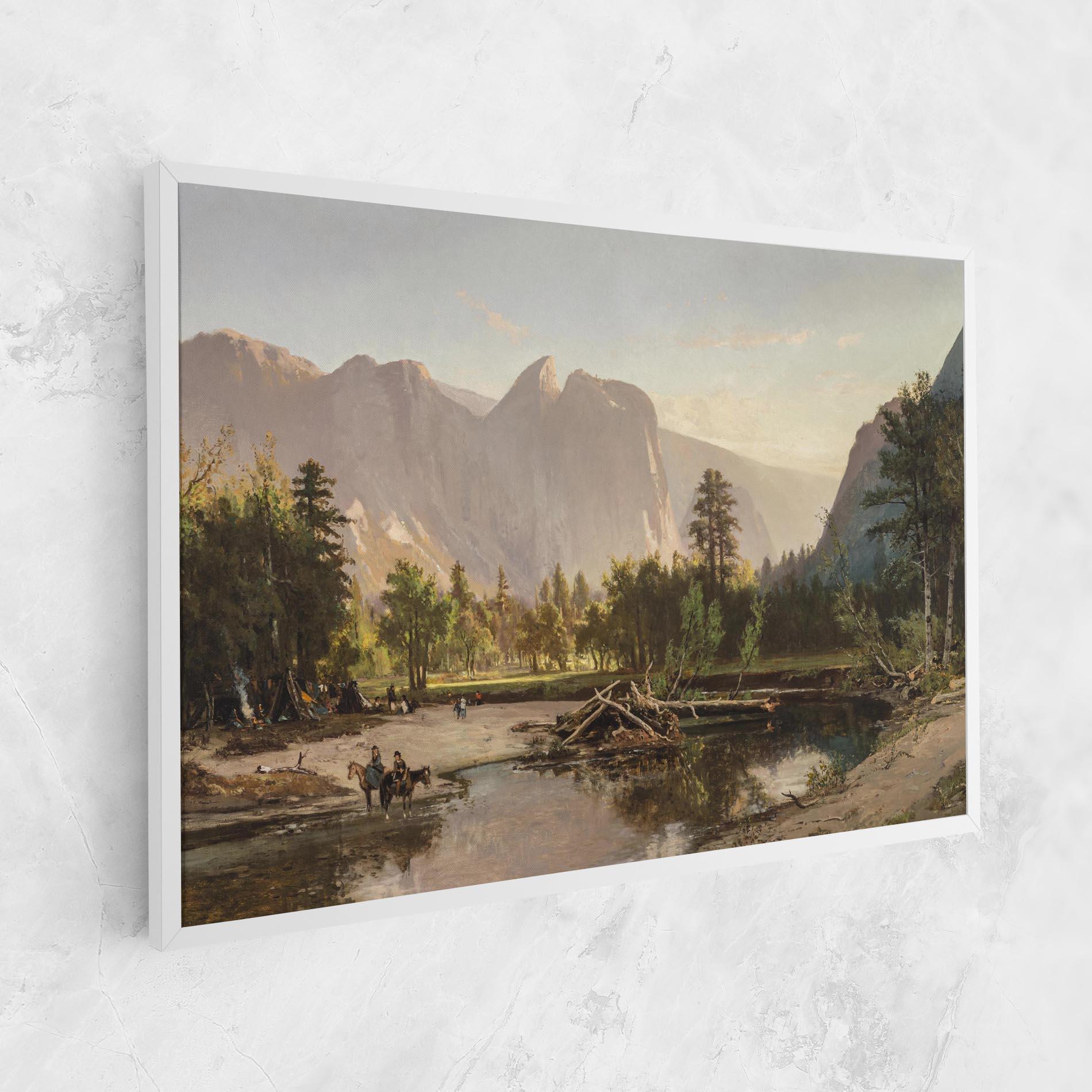 Картина на платно Small Lake Forest mockup 1