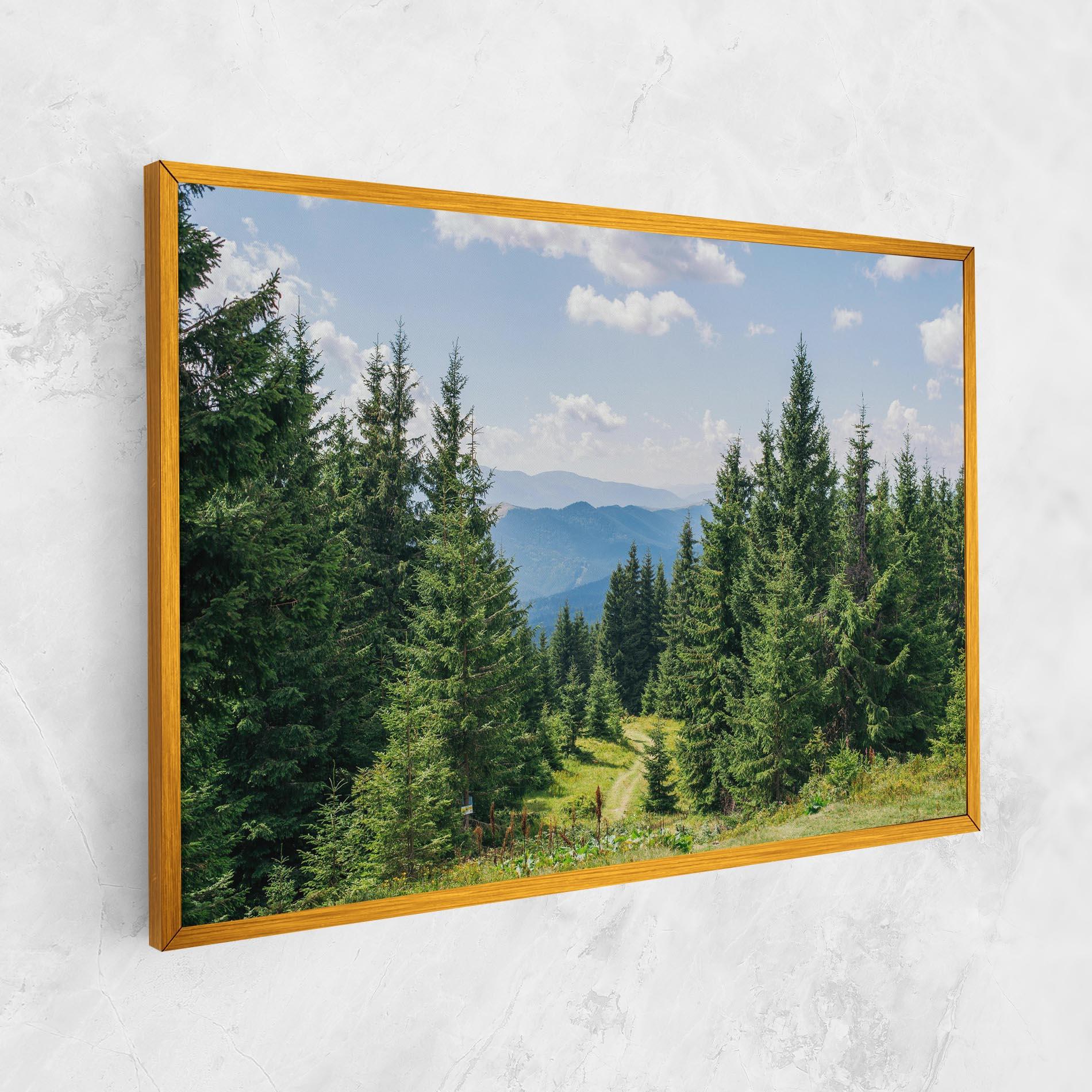 Картина на платно Carpathian Mountain mockup 1