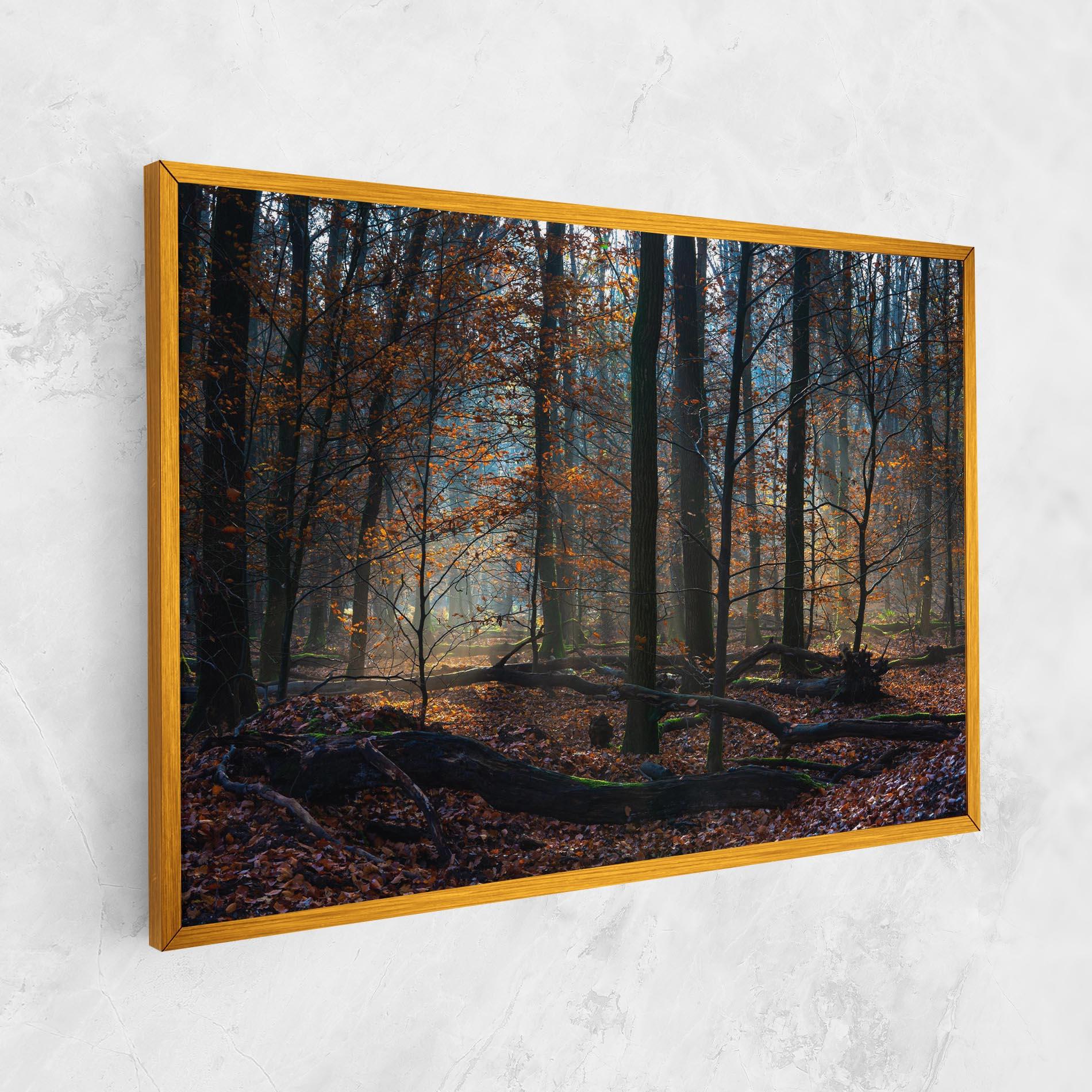 Картина на платно Forest Autumn Day mockup 1
