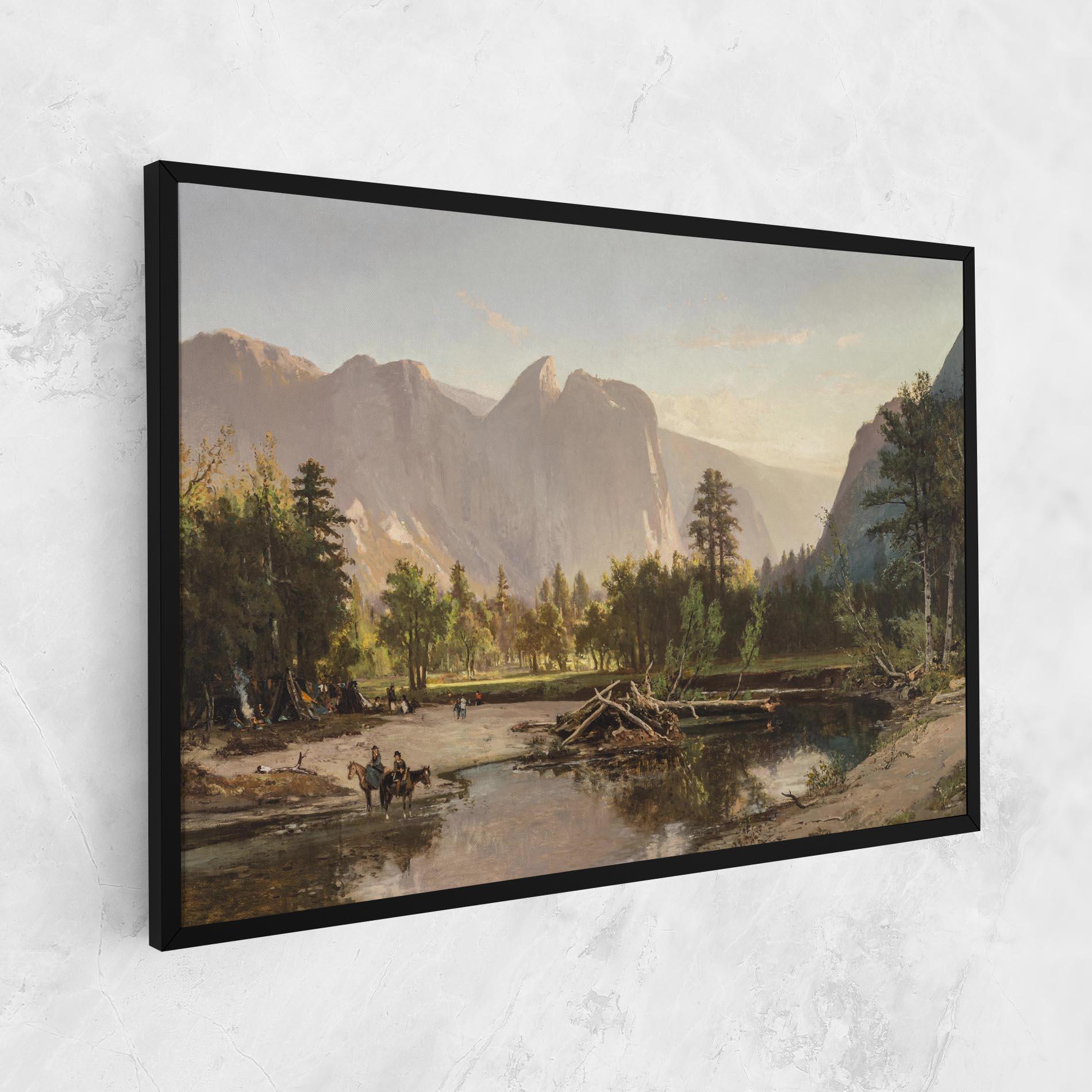 Картина на платно Small Lake Forest mockup 1