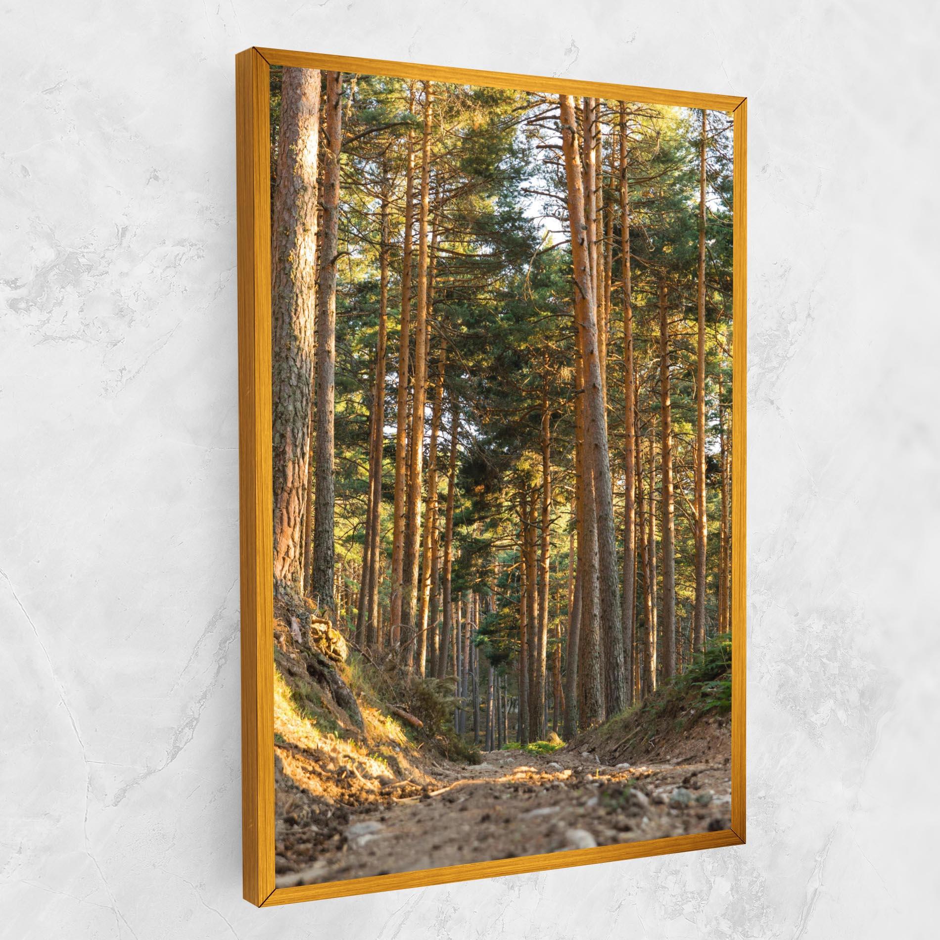 Картина на платно Big Trees Forest mockup 1