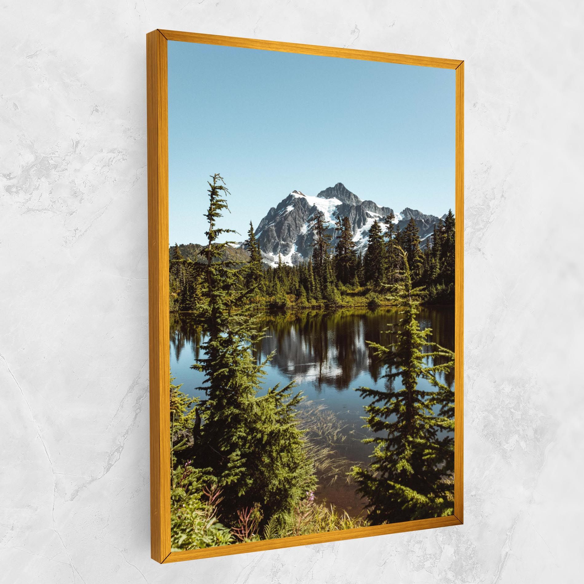 Forest Snow Mountain mockup 1