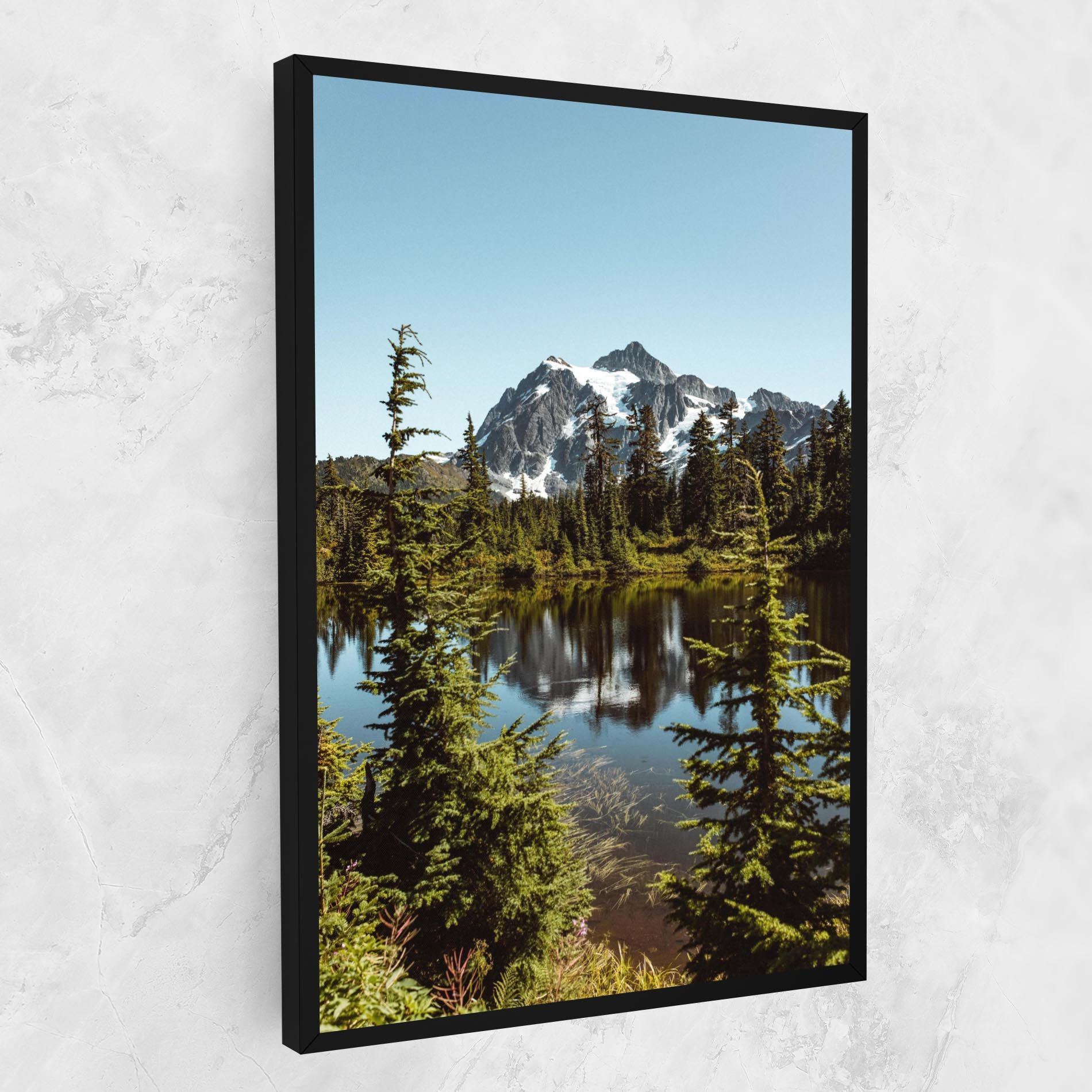 Forest Snow Mountain mockup 1