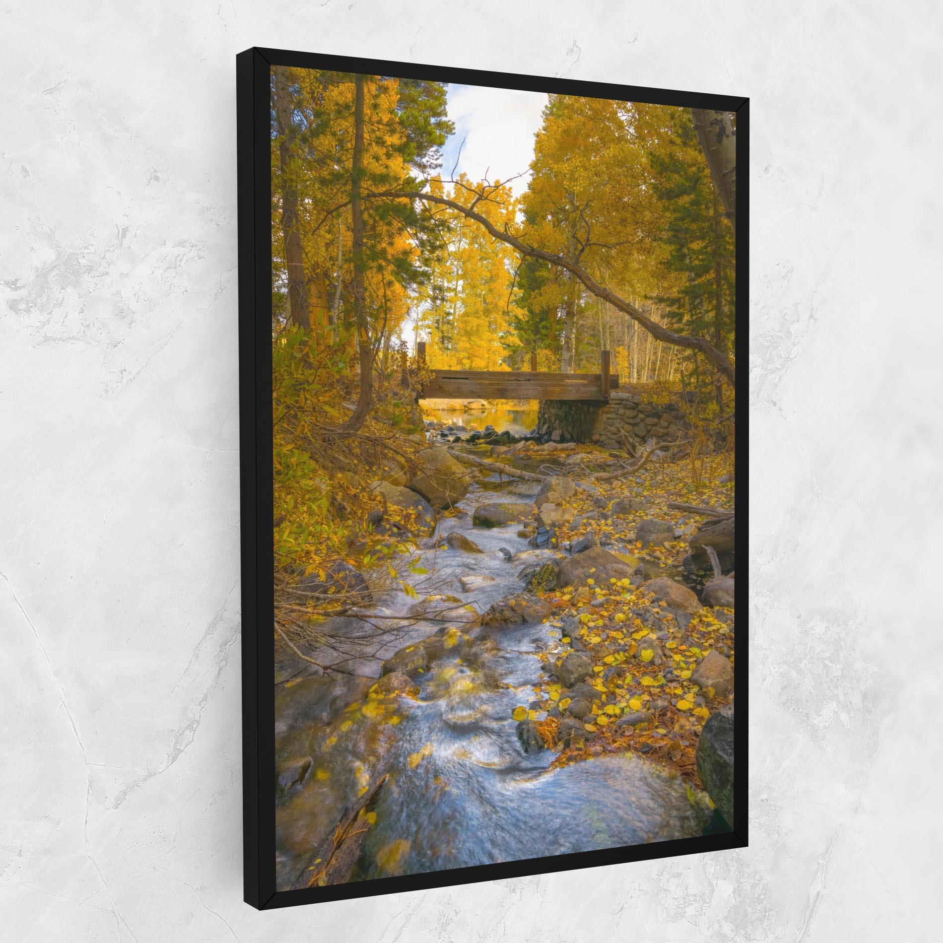 Картина на платно Yellow View Forest mockup 1