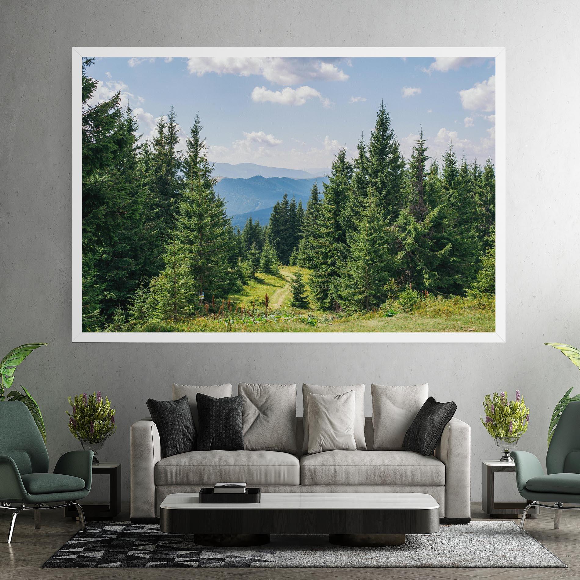 Картина на платно Carpathian Mountain mockup 7