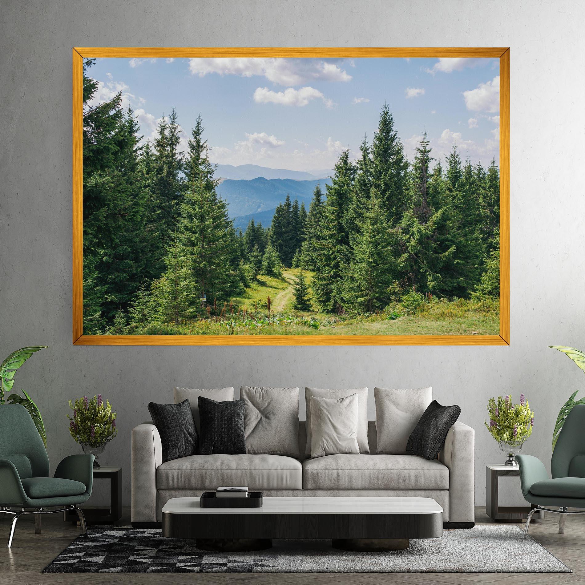 Картина на платно Carpathian Mountain mockup 7