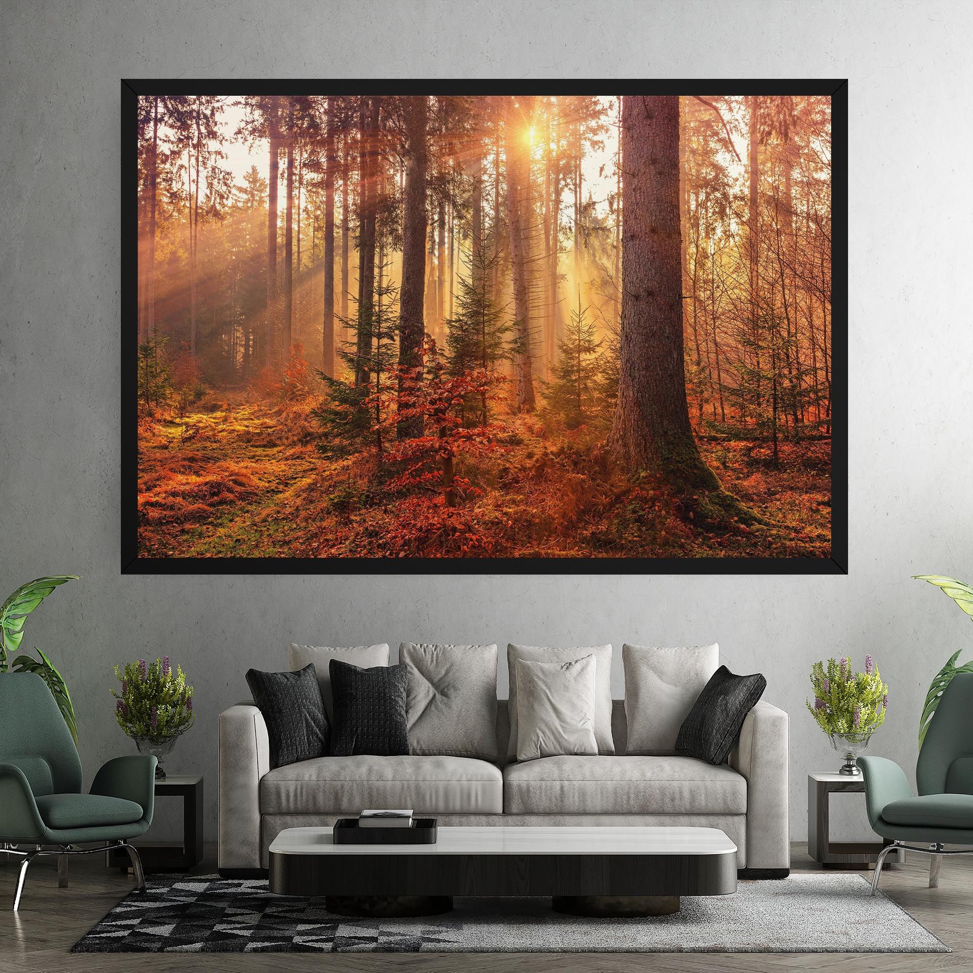 Orange Light Forest mockup 7