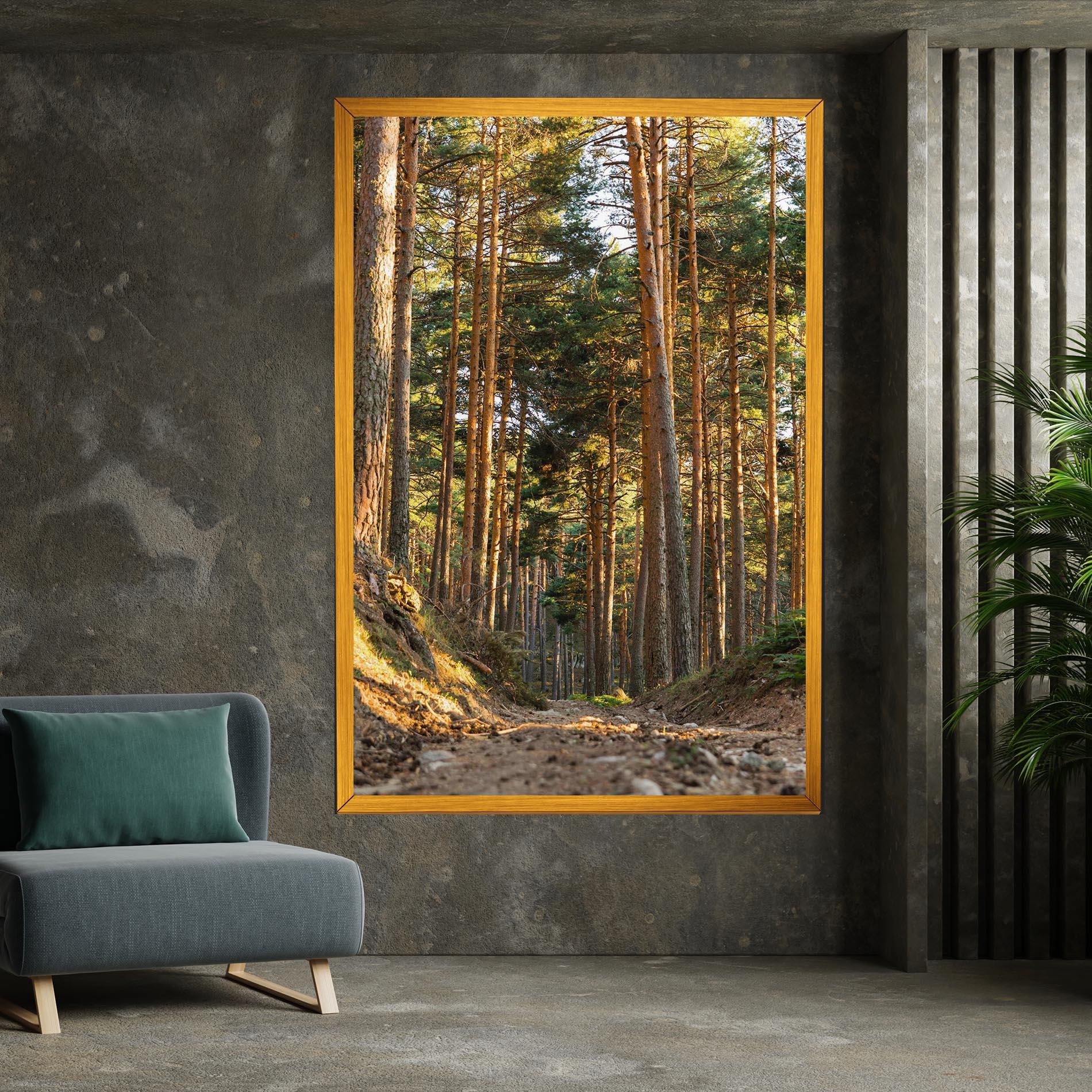 Картина на платно Big Trees Forest mockup 7