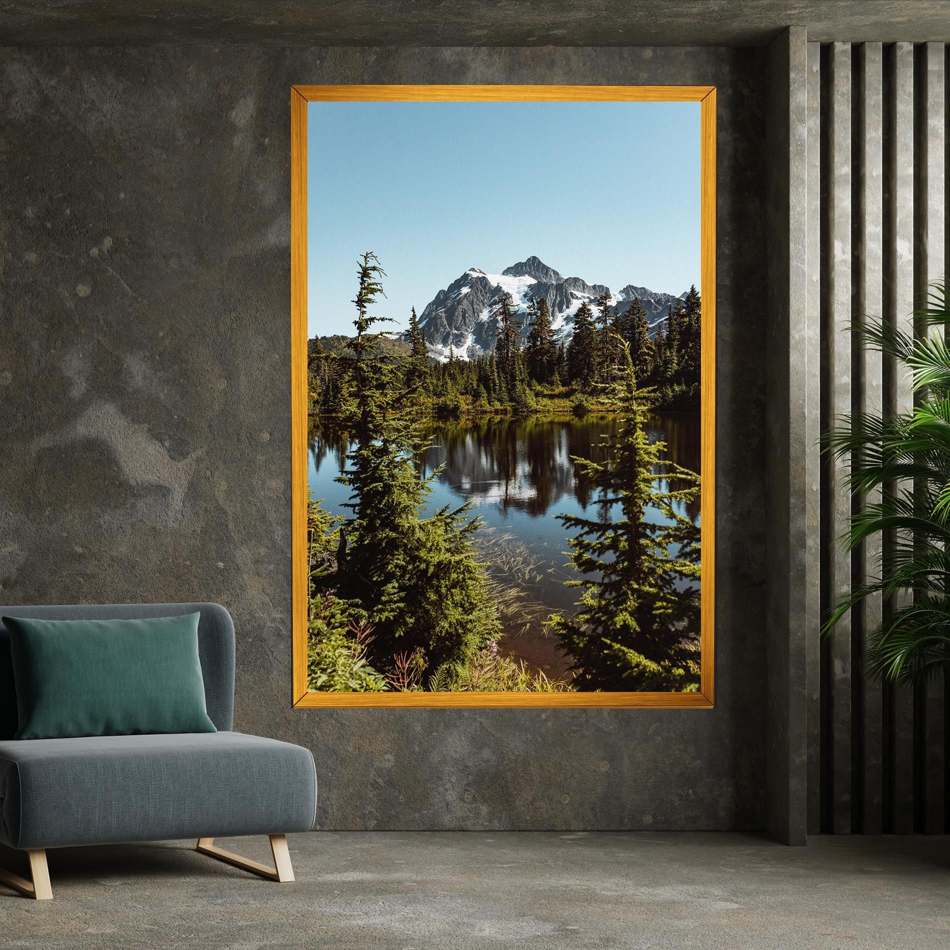 Forest Snow Mountain mockup 7