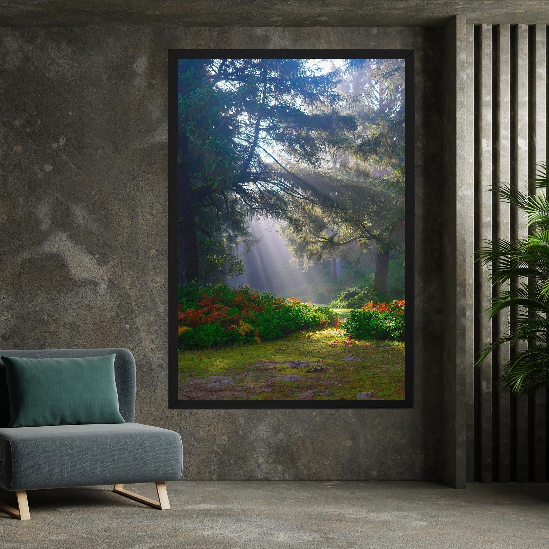Картина на платно Forest Light mockup 7