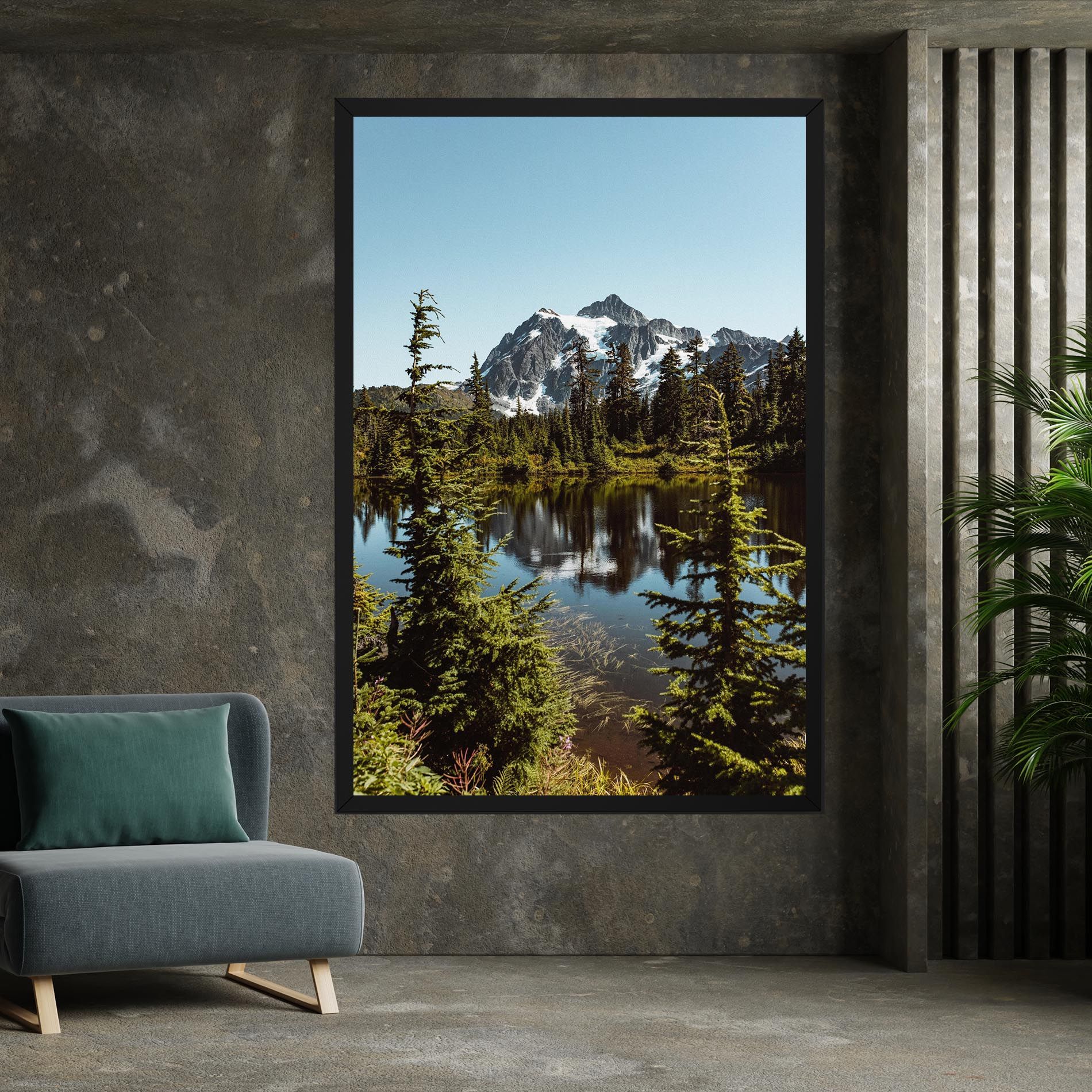 Forest Snow Mountain mockup 7