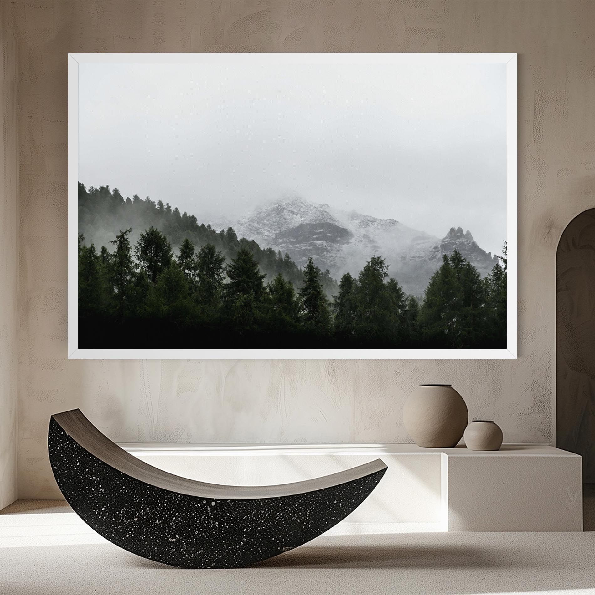 Foggy Mountain Forest mockup 8