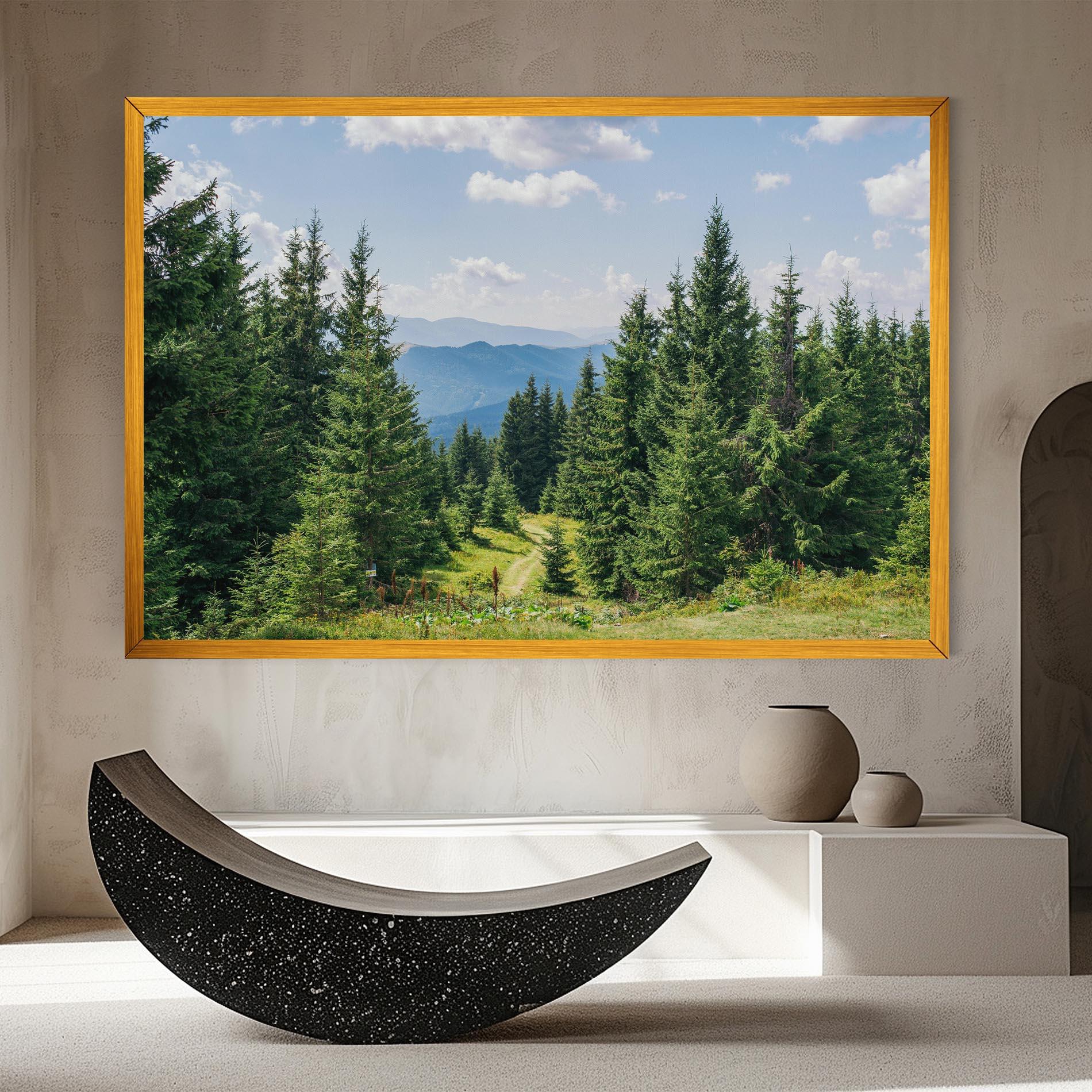 Картина на платно Carpathian Mountain mockup 8