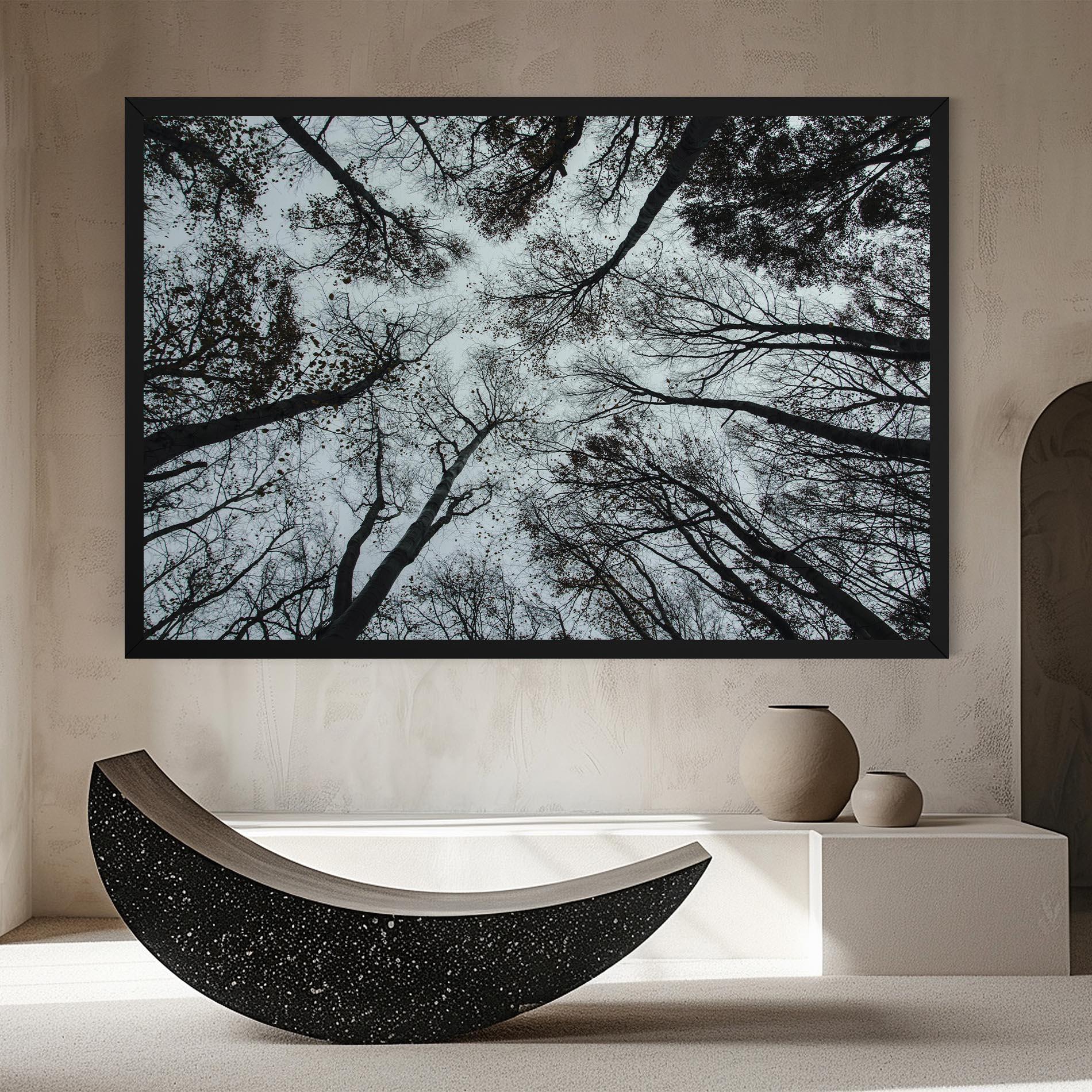 Картина на платно Trees Touching mockup 8