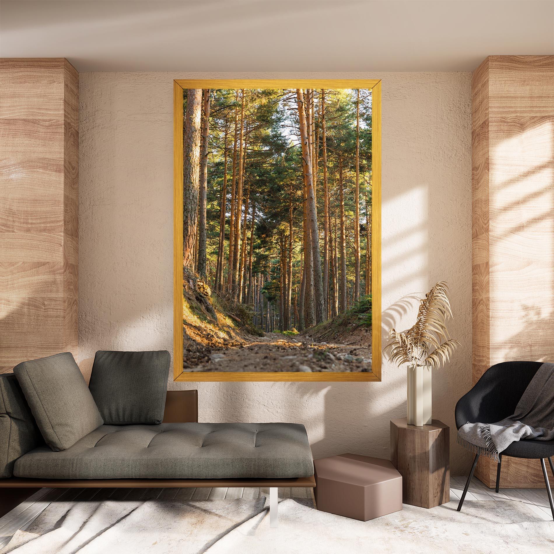 Картина на платно Big Trees Forest mockup 8