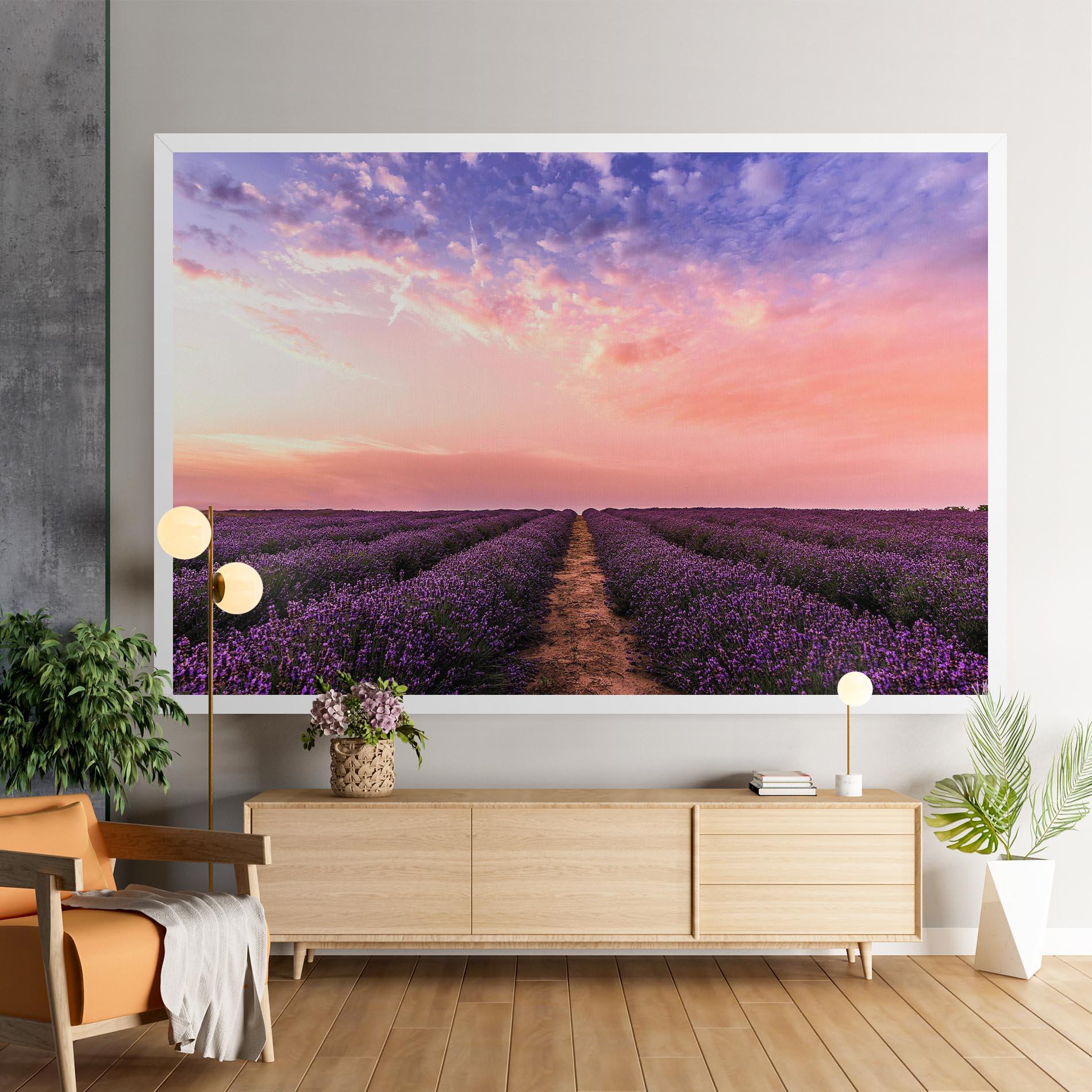 Картина на платно Lavender Field mockup 9