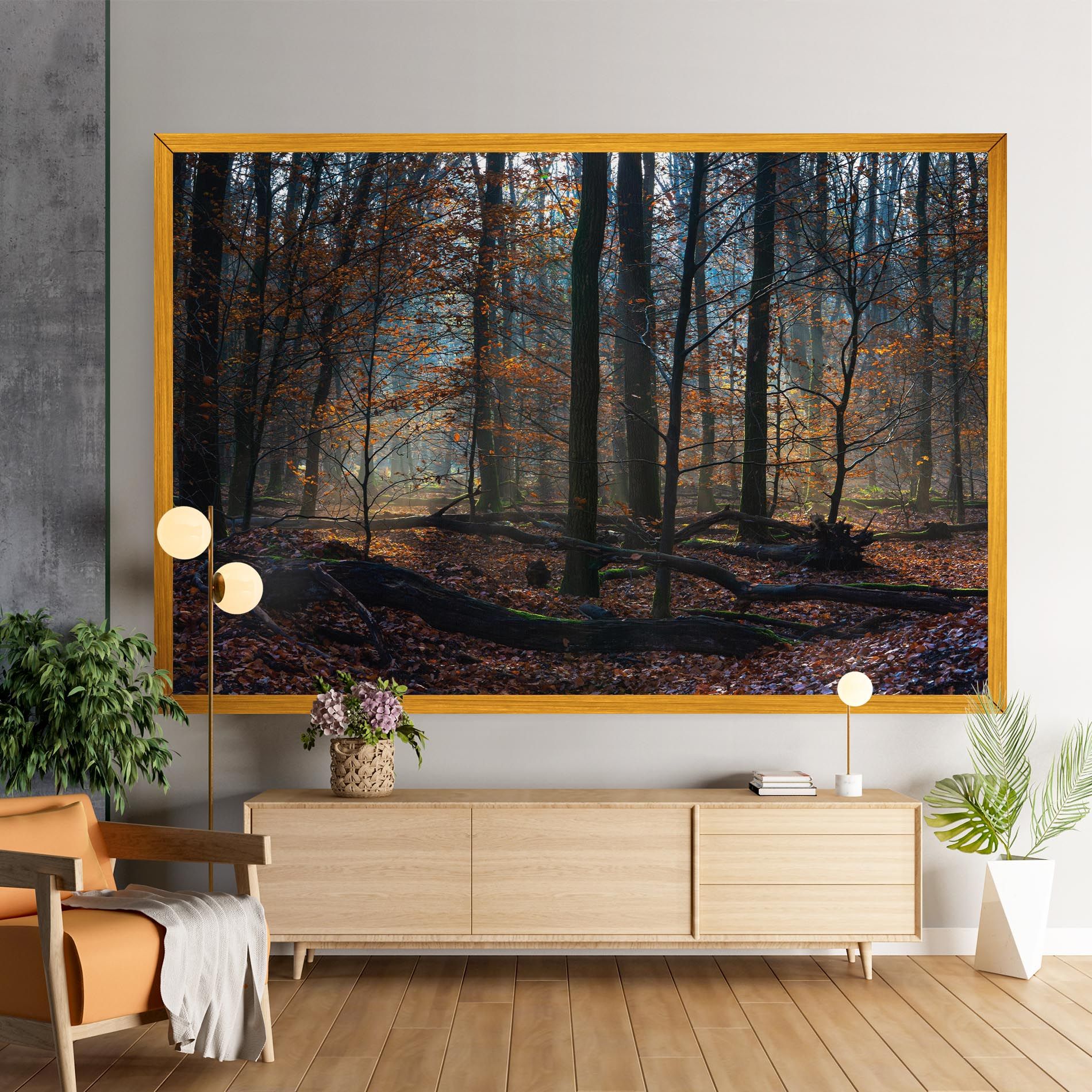 Forest Autumn Day mockup 9