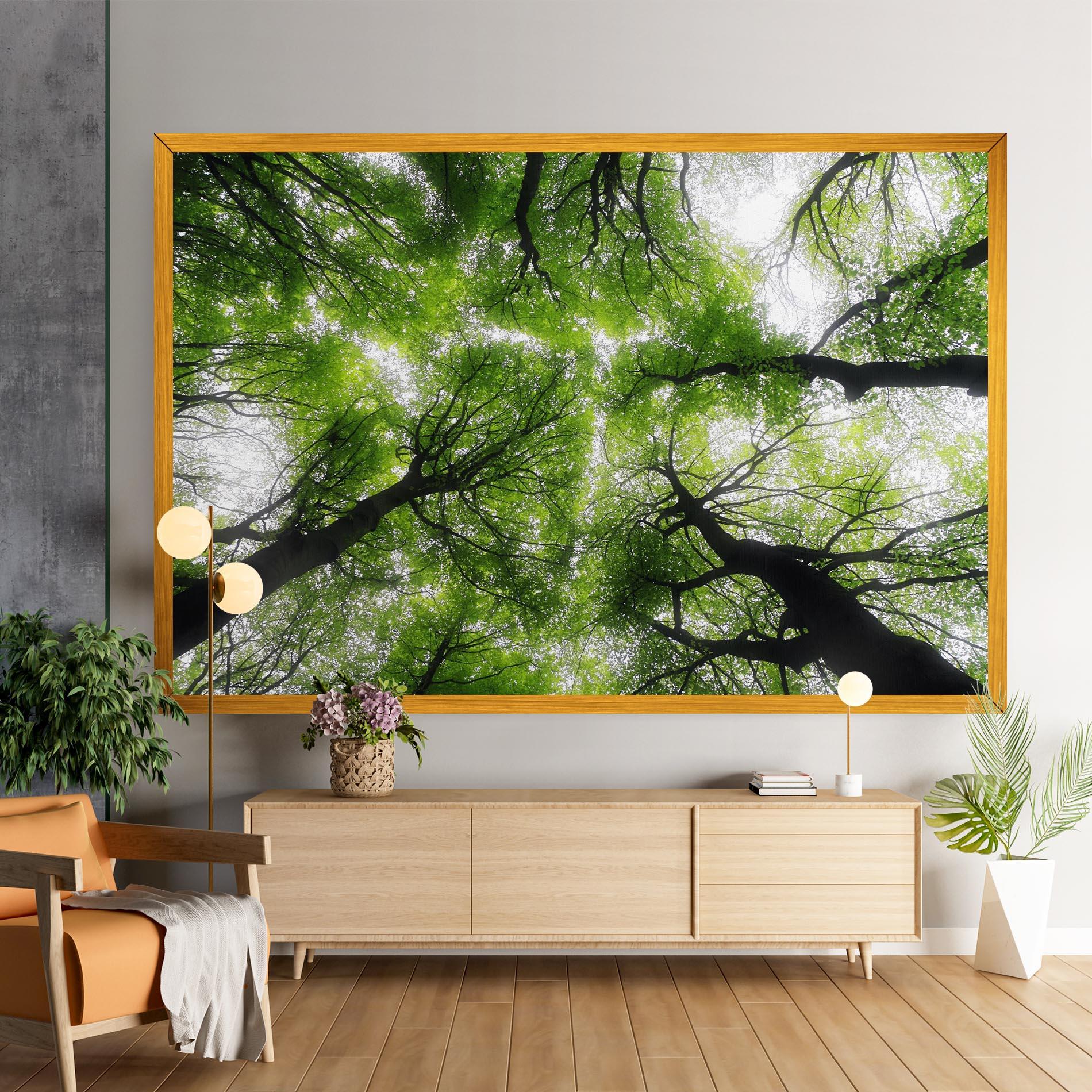 Картина на платно Forest Green Tree mockup 9