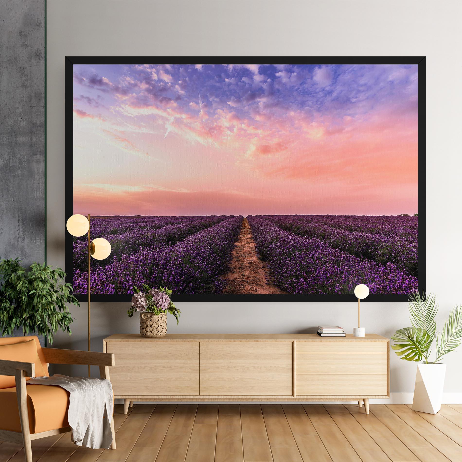 Картина на платно Lavender Field mockup 9