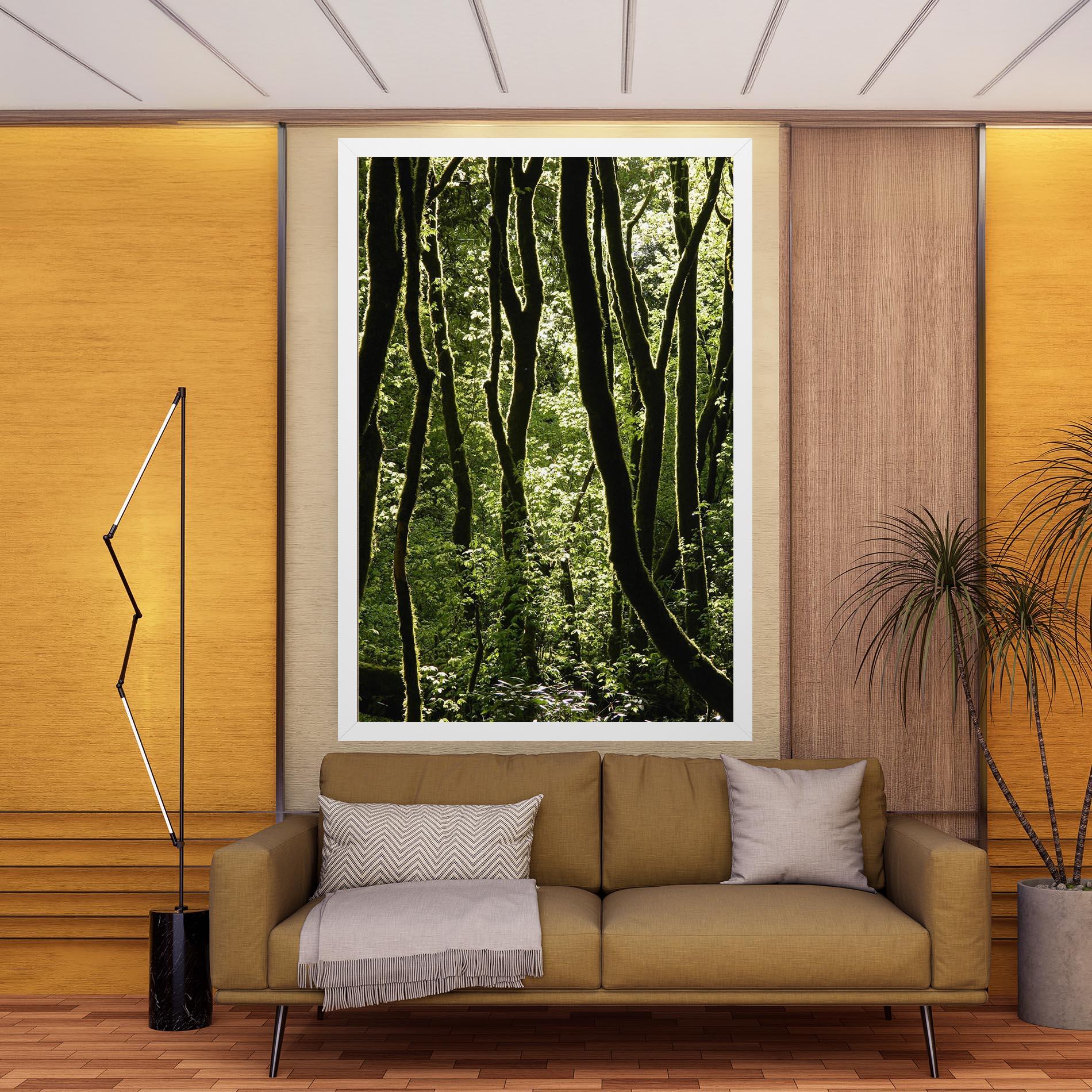 Картина на платно Forest Black Trees mockup 9