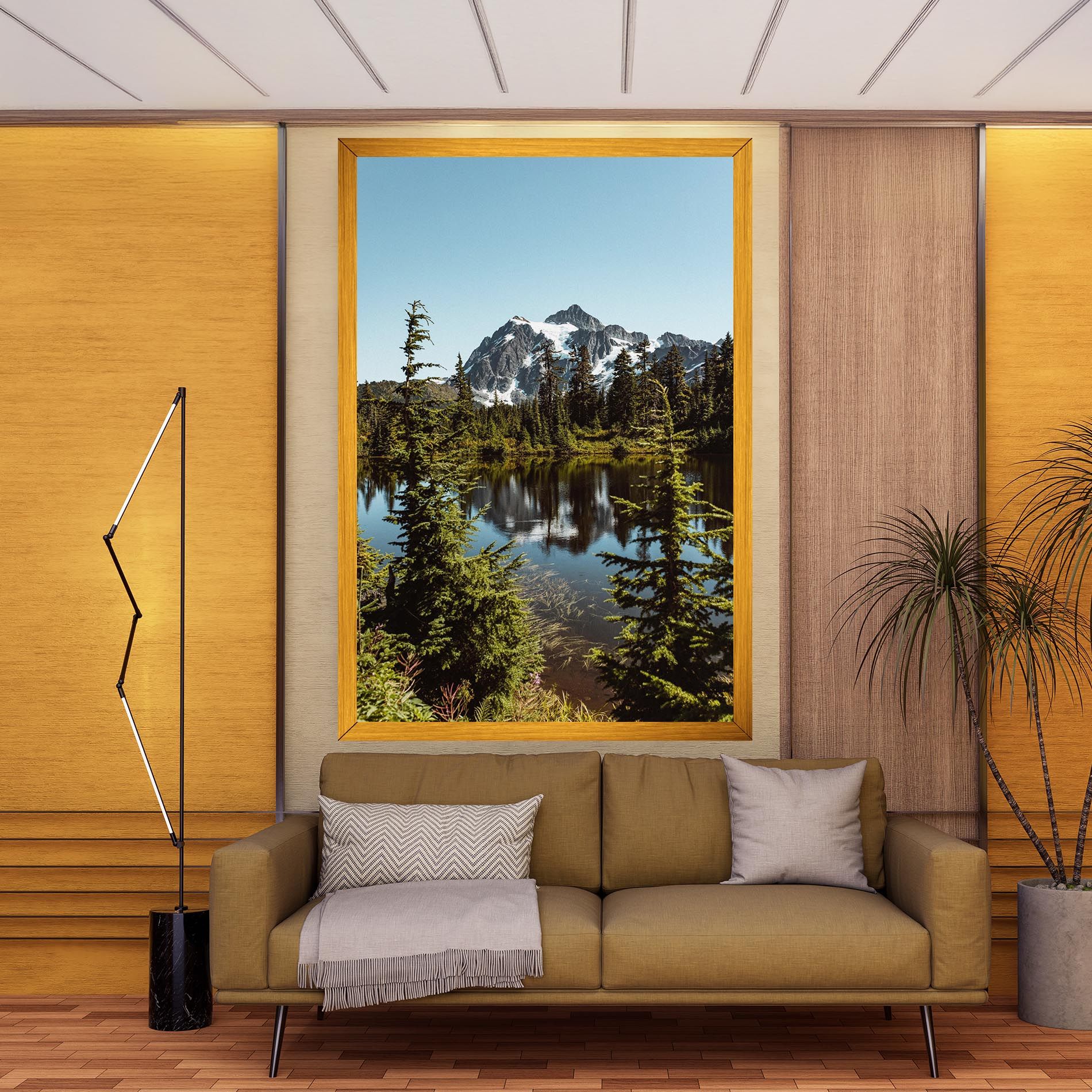 Forest Snow Mountain mockup 9