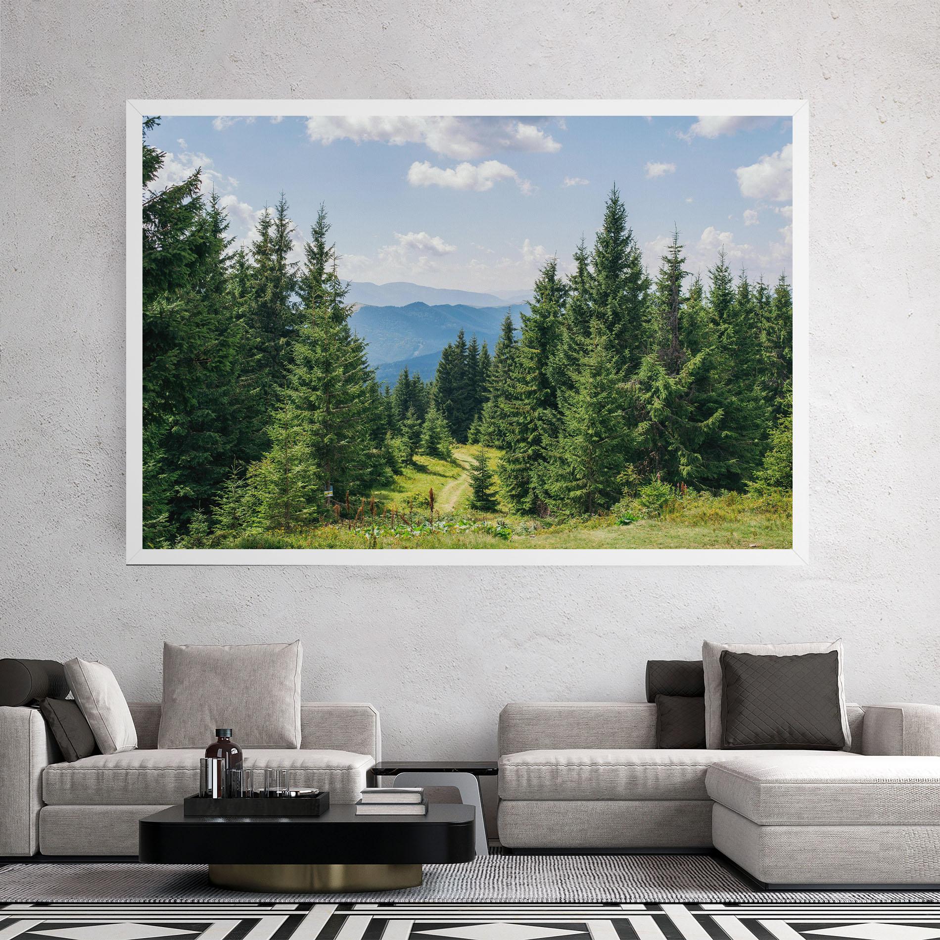 Картина на платно Carpathian Mountain mockup 2