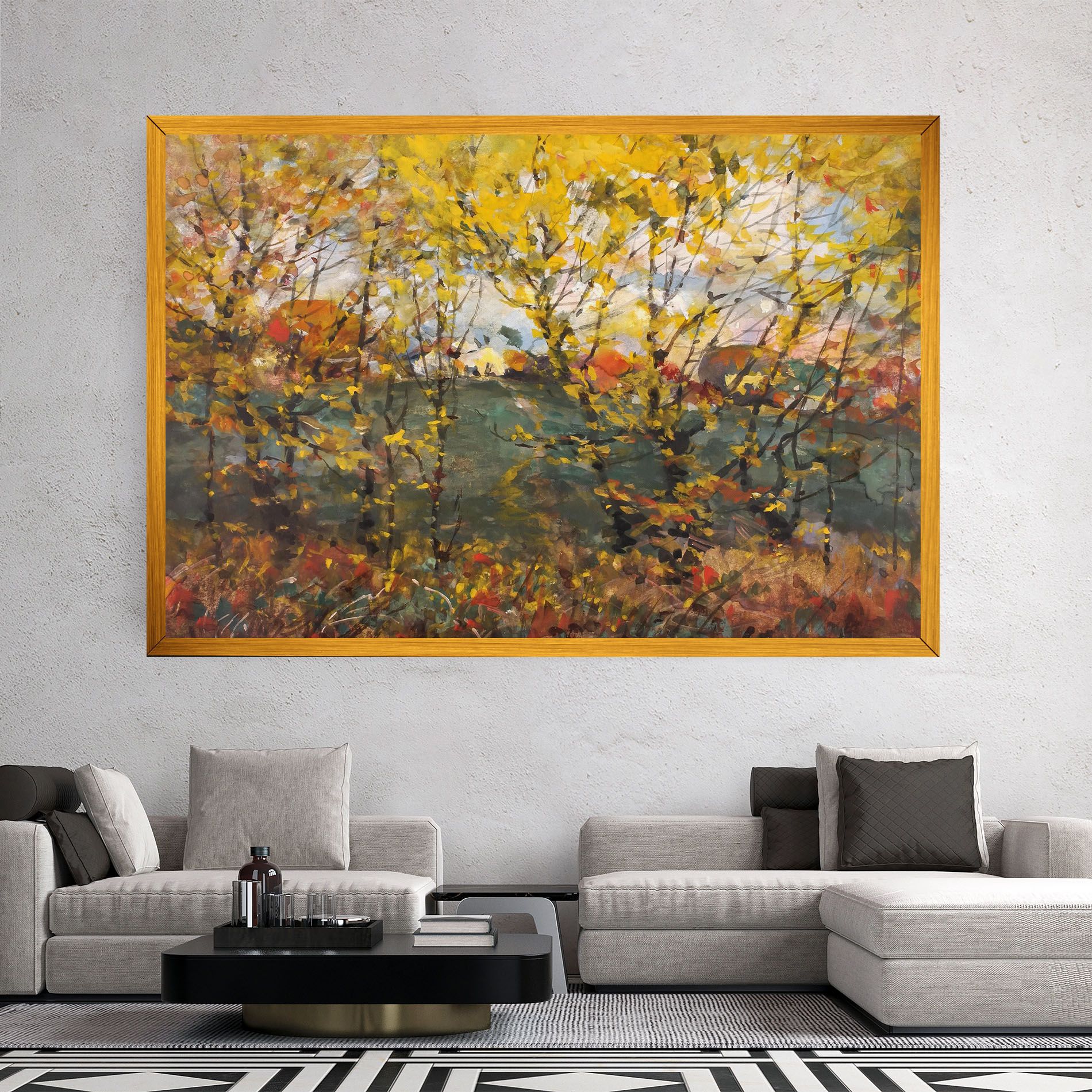 Autumn Painting Tree mockup 2