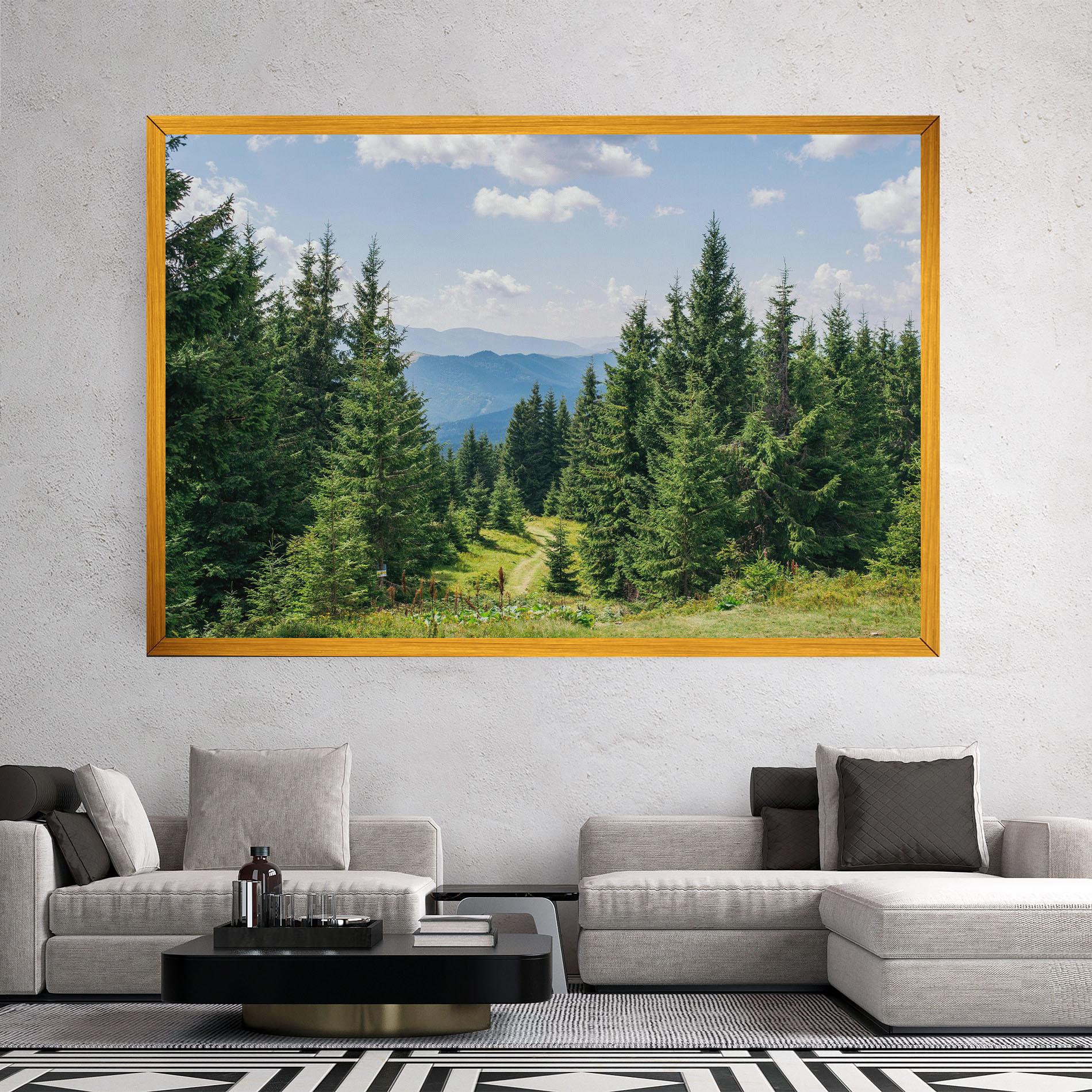 Картина на платно Carpathian Mountain mockup 2