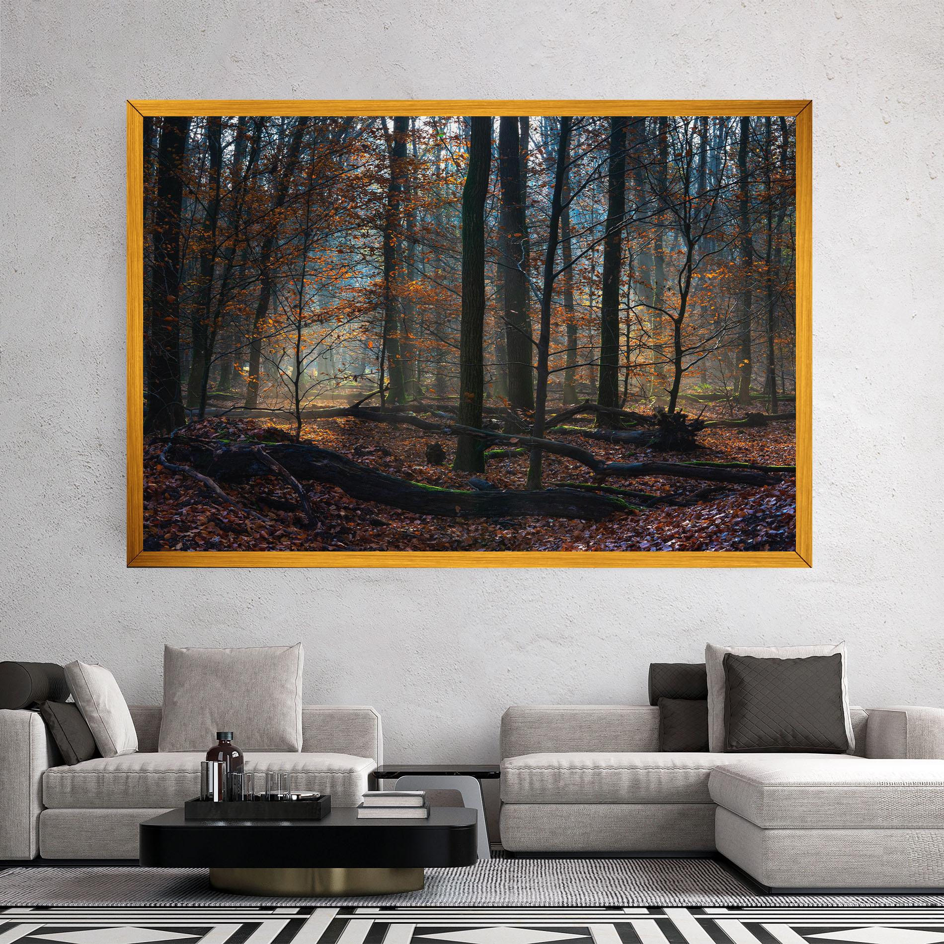 Картина на платно Forest Autumn Day mockup 2